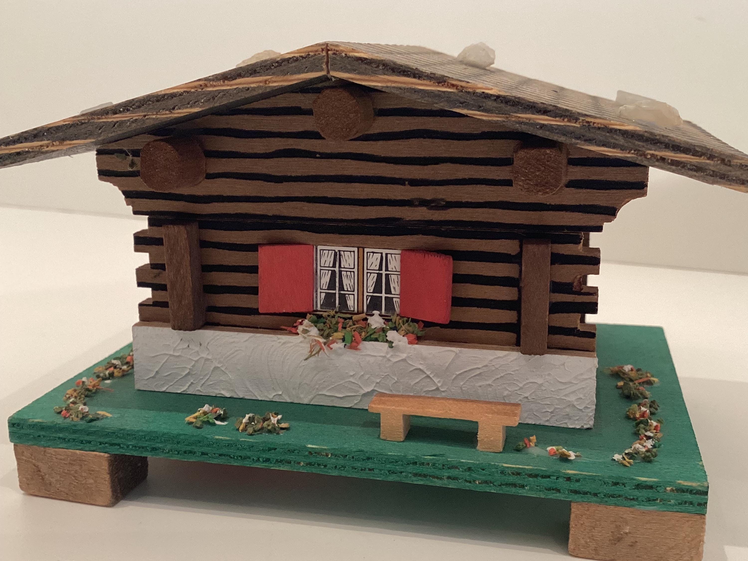 Vintage Music Box | 1960s Swiss Chalet, Mapsa Movement Plays Edelweiss — photo 10 of 10