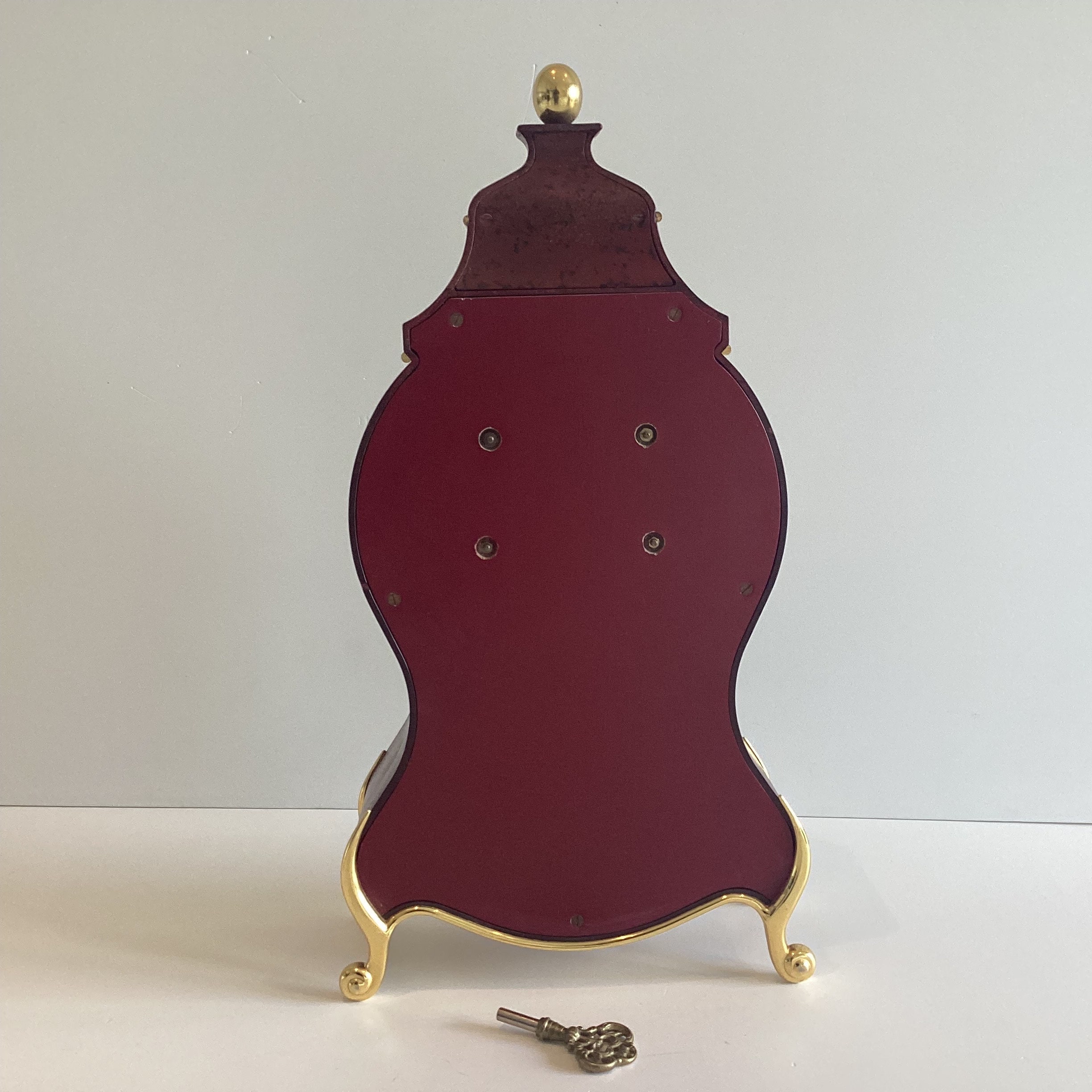 Vintage Swiss Clock – ELUXA Mantel Pendulum Hand-Painted (1960s) — photo 10 of 10