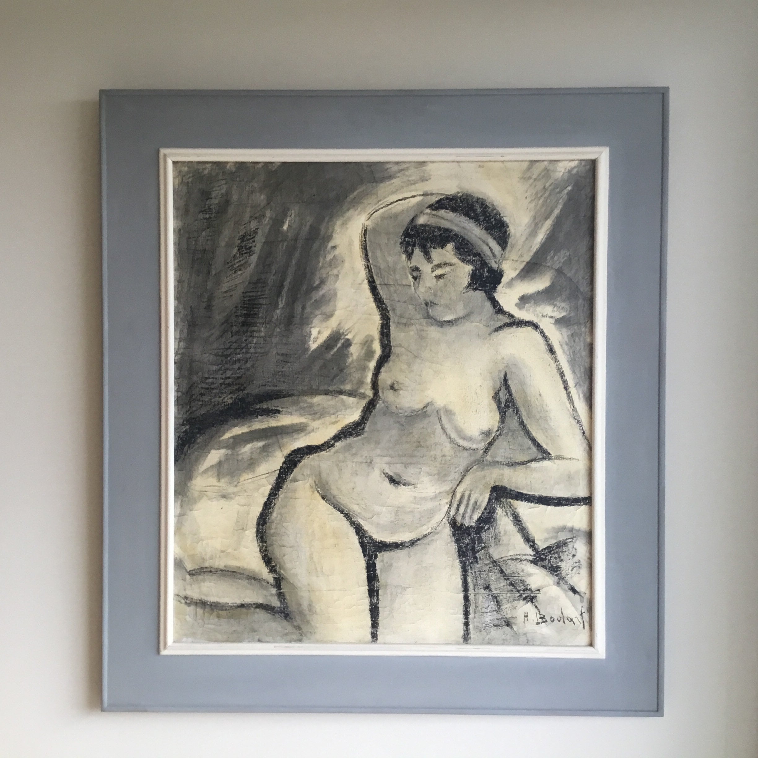 Large Painting | Henry Bodart 1930s French Art Deco, Signed Spectacular Canvas* — photo 2 of 7