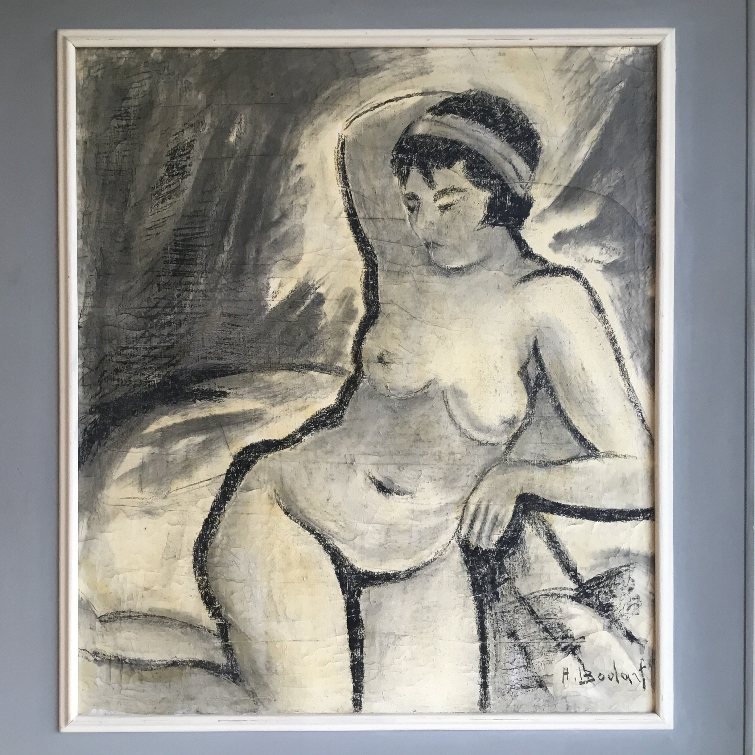 Large Painting | Henry Bodart 1930s French Art Deco, Signed Spectacular Canvas* — photo 3 of 7