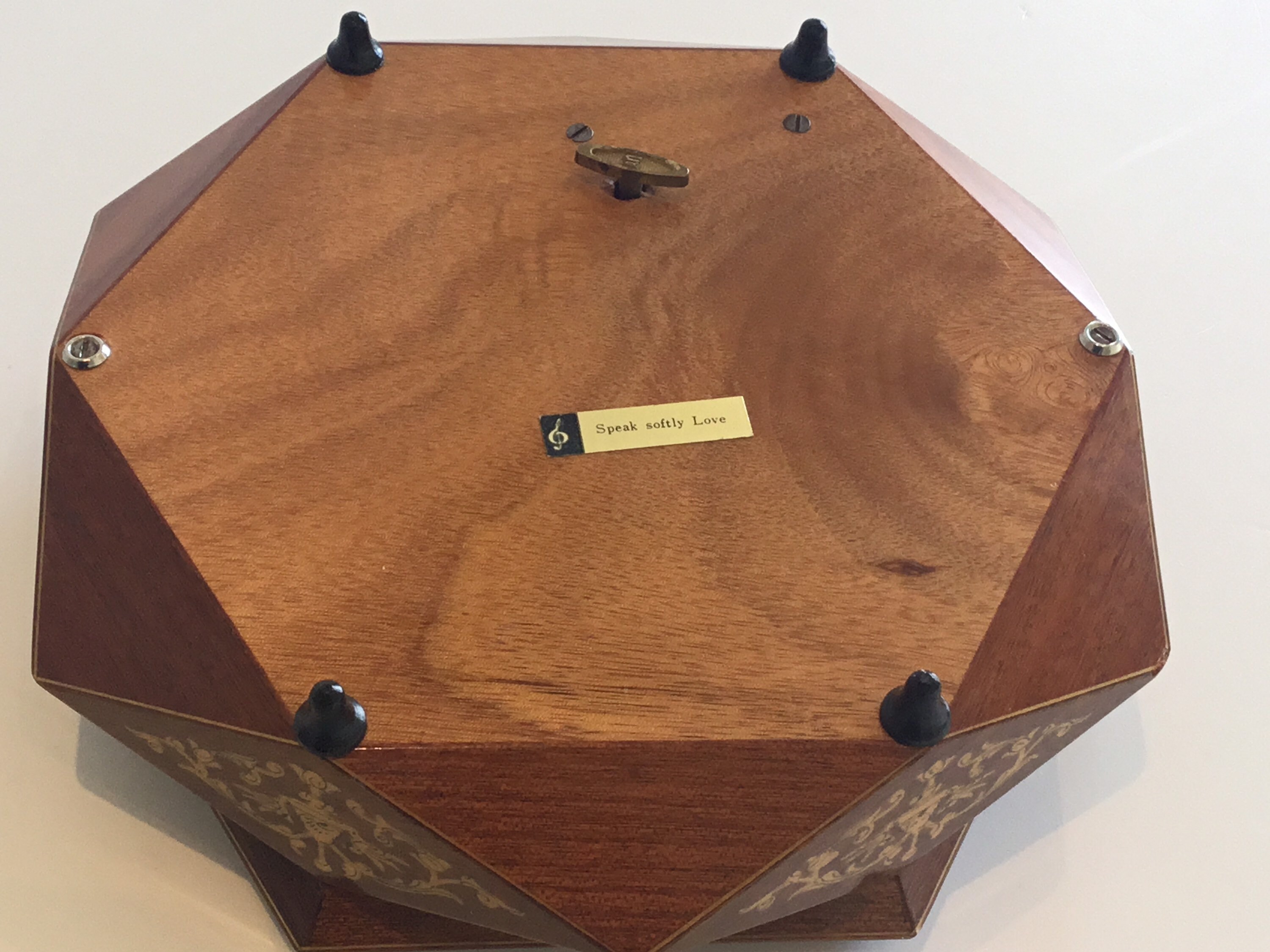 Vintage Music Box | 1960s Wooden Jewelry Container, Sorrento Made In Italy — photo 10 of 11