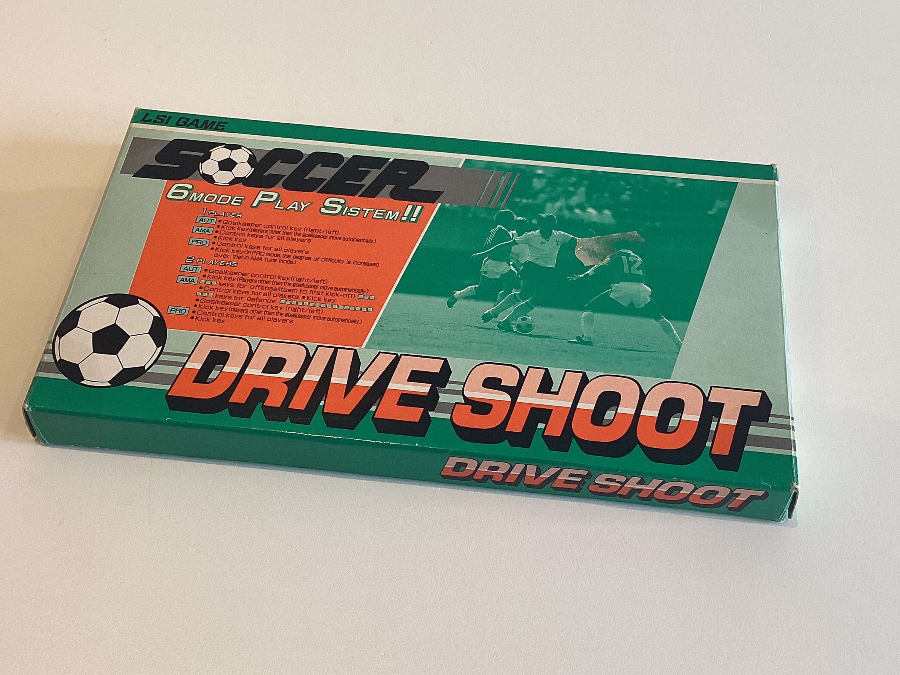 Vintage Handheld Game | 1984 Bandai Japan LSI Soccer Drive Shoot, Complete in Box — photo 4 of 7