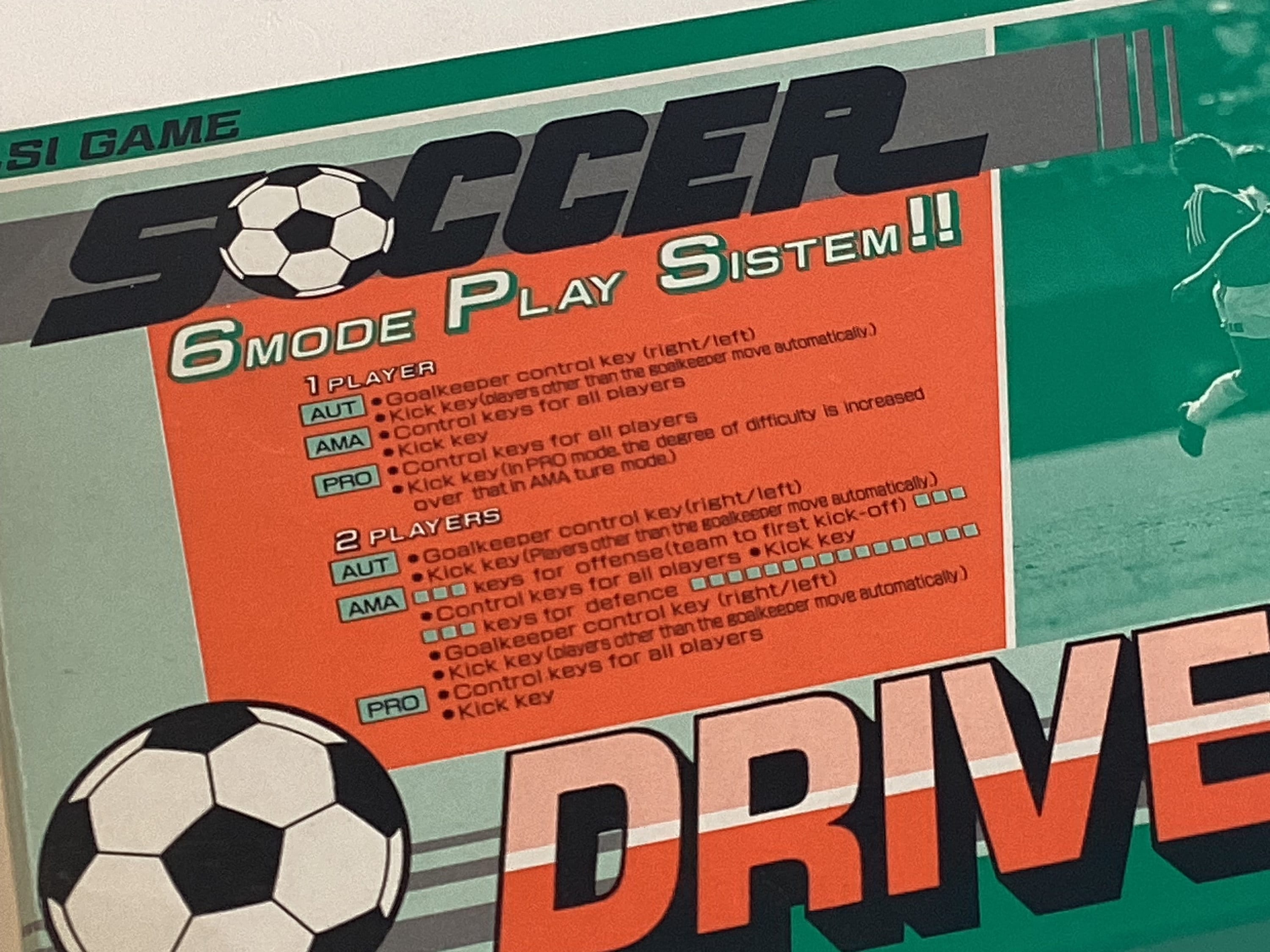 Vintage Handheld Game | 1984 Bandai Japan LSI Soccer Drive Shoot, Complete in Box — photo 5 of 7