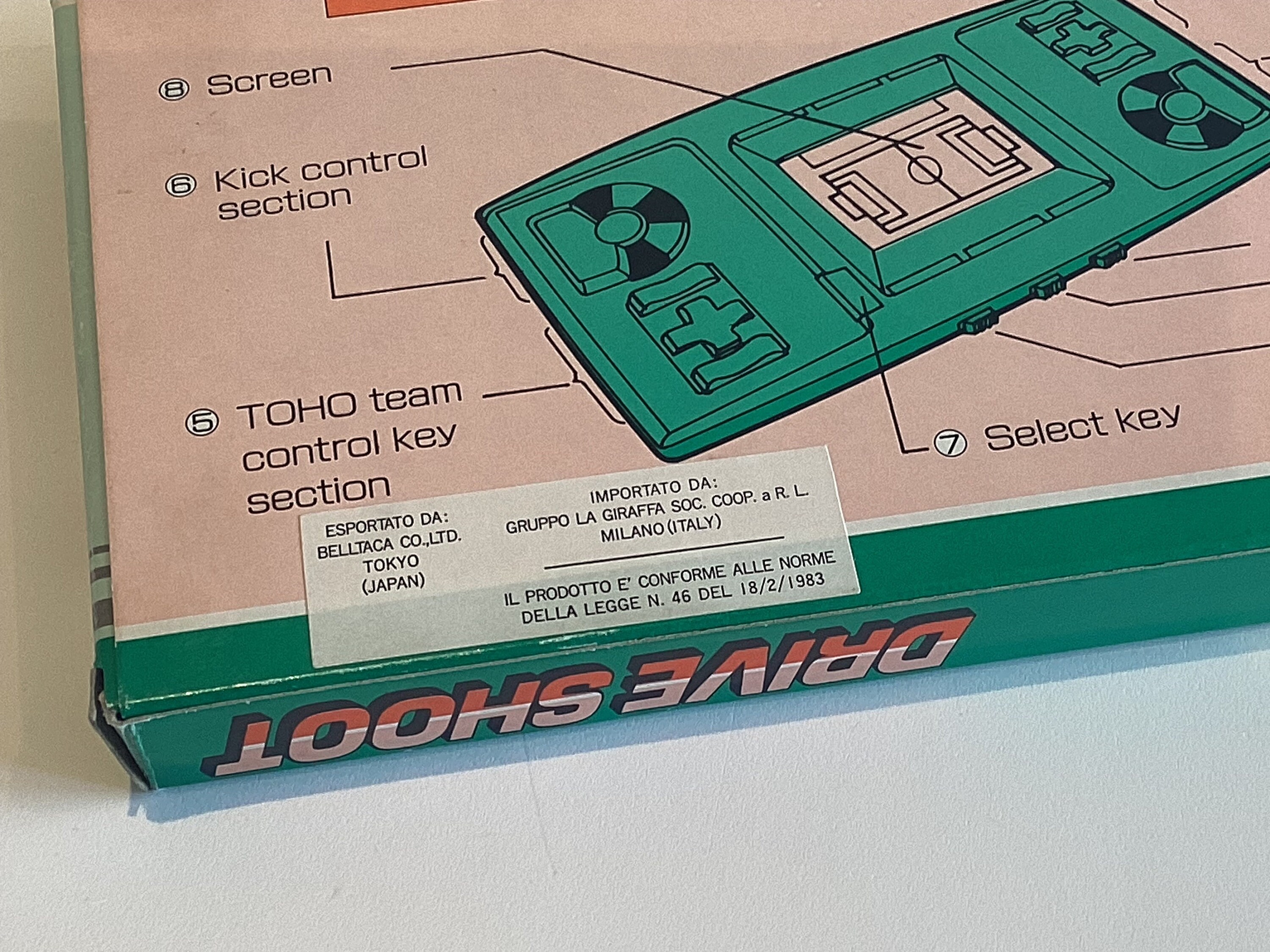 Vintage Handheld Game | 1984 Bandai Japan LSI Soccer Drive Shoot, Complete in Box — photo 7 of 7