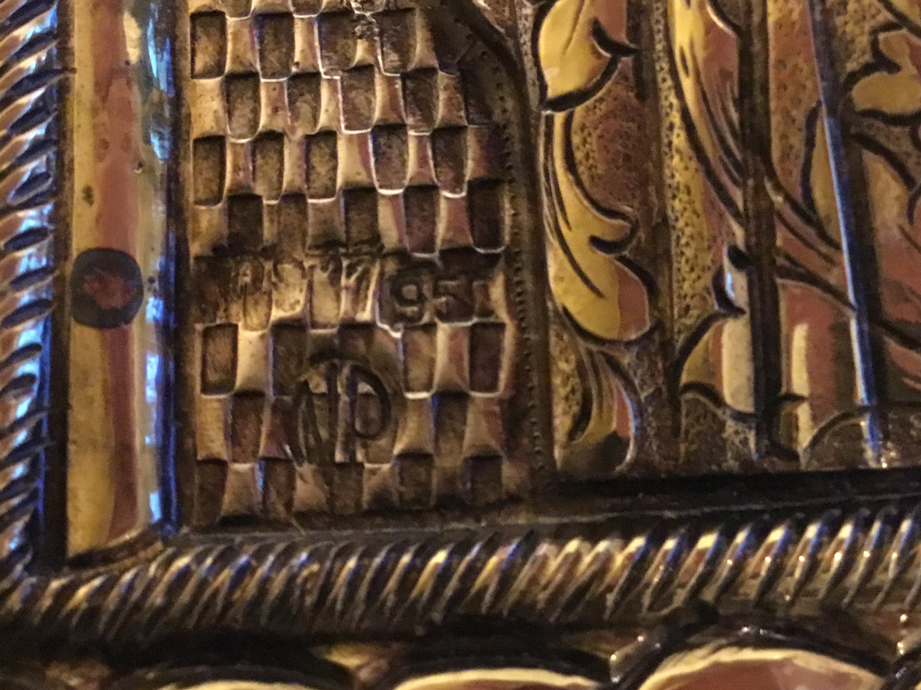 Religious Icon | 1970s Greek Saint Mary and Jesus, Large 950 Silver Artwork — photo 6 of 7