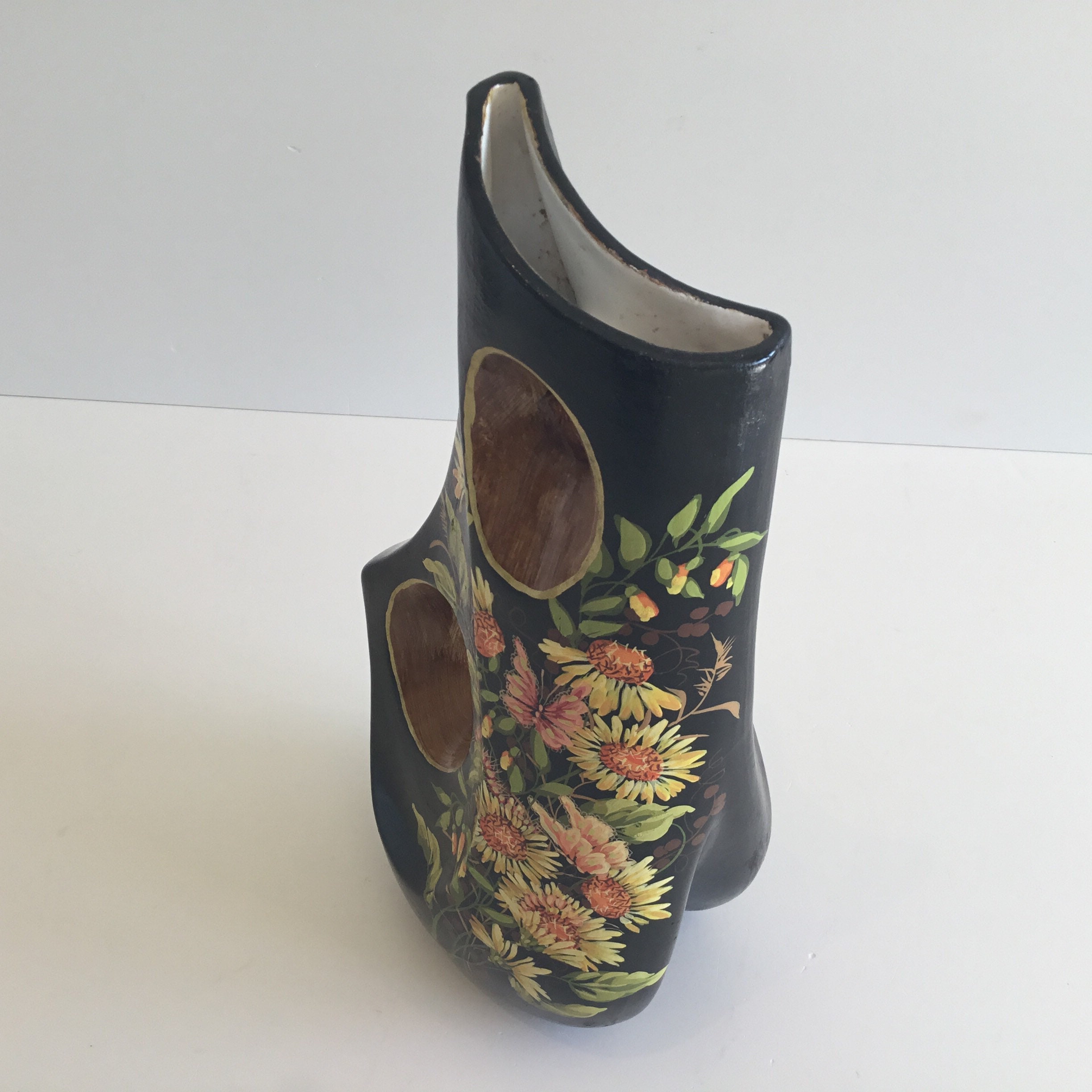 Vintage Ceramic Vase – Stefano Guzzo Design (1950s) Venetian Lacquer Made in Italy — photo 3 of 10