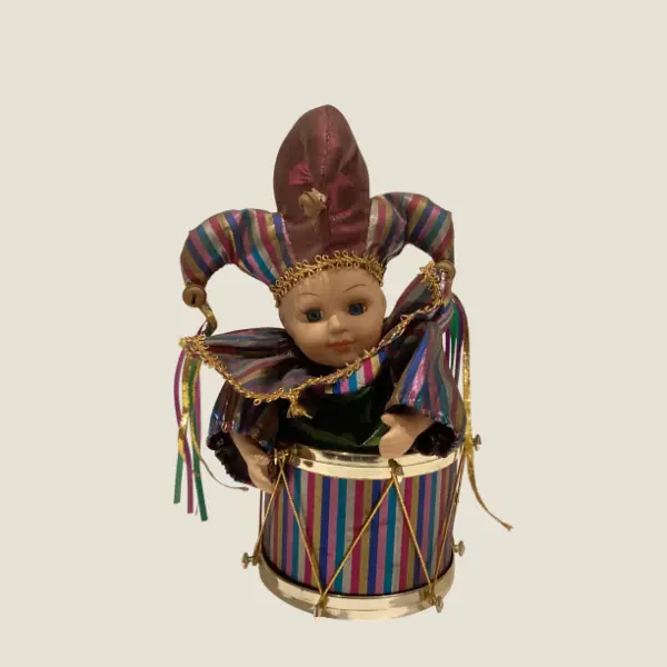 Vintage Automaton Figurine | 1960s Music Box Lowe Story played Made in Italy