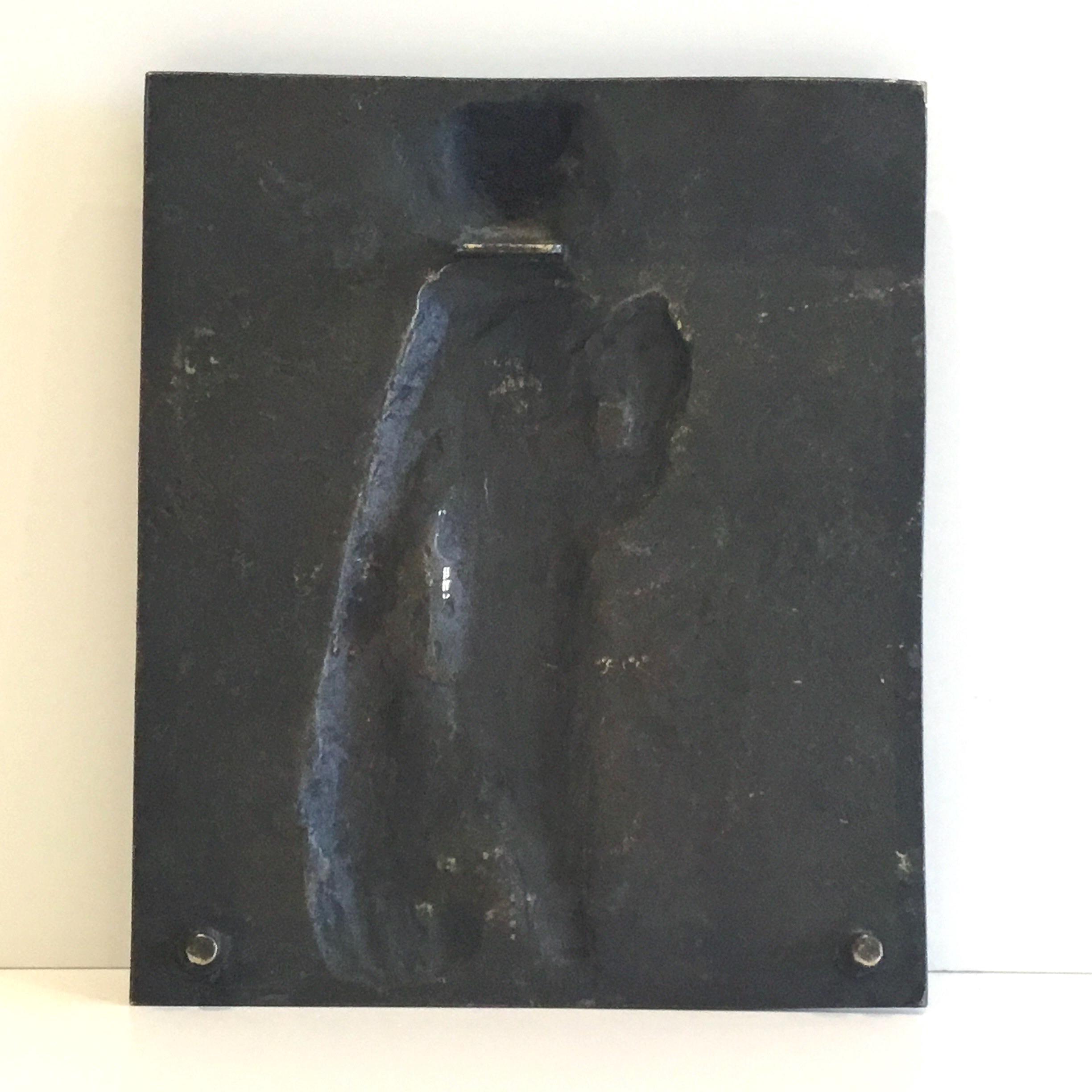 Vintage Bronze Plaque | Saint Peter 1930s Religious Art, Wall Hanging Sacred Sculpture — photo 10 of 10