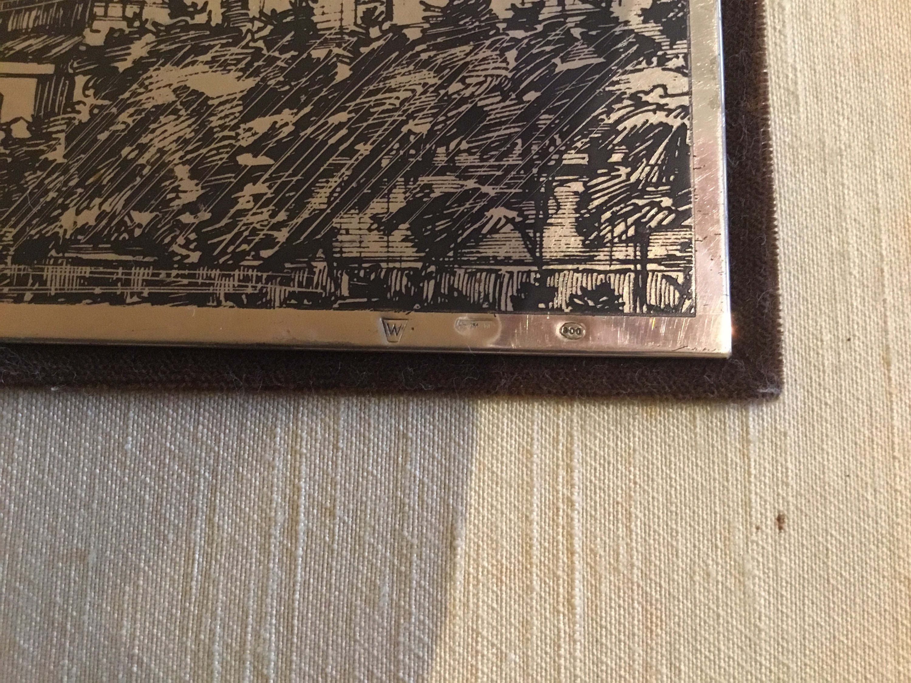 Vintage Art | 1971 Limited Edition Mole Antonelliana Turin, 800 Silver Engraving Italian Framed — photo 5 of 8