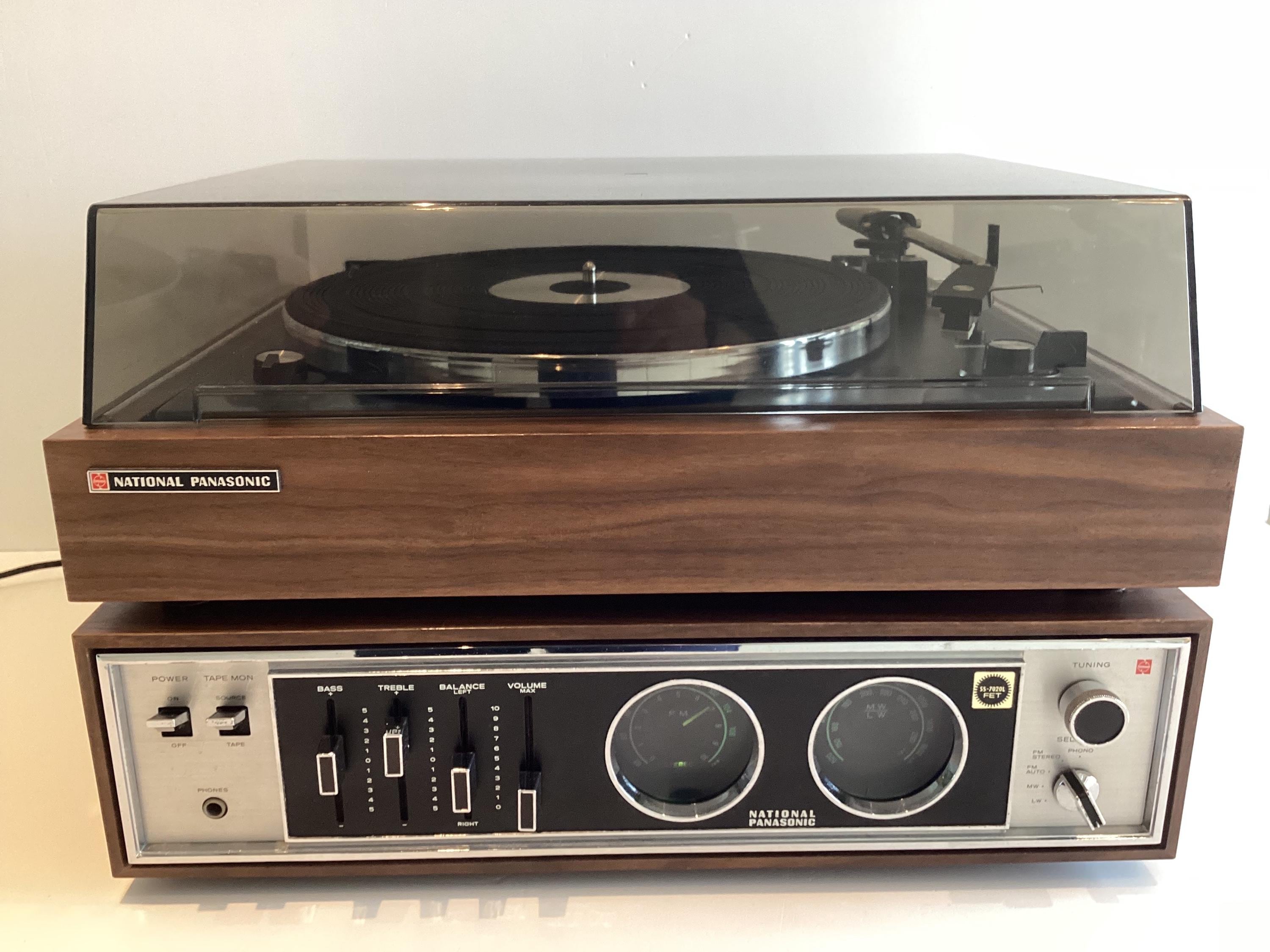 Vintage Receiver National Panasonic SA-720 SL-720 (1971), Complete Turntable Set, Japanese Hi-Fi, Working — photo 2 of 11