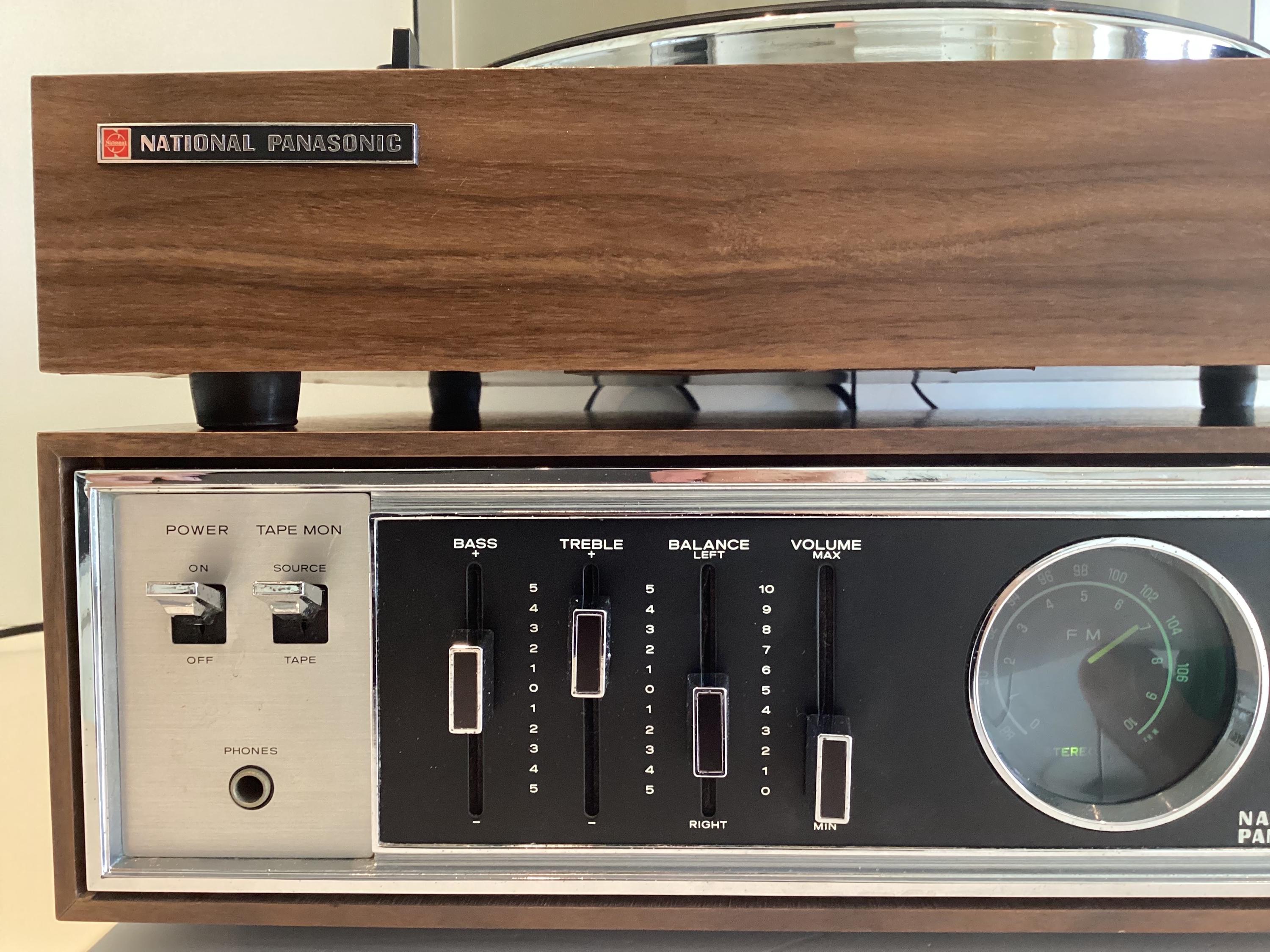 Vintage Receiver National Panasonic SA-720 SL-720 (1971), Complete Turntable Set, Japanese Hi-Fi, Working — photo 6 of 11