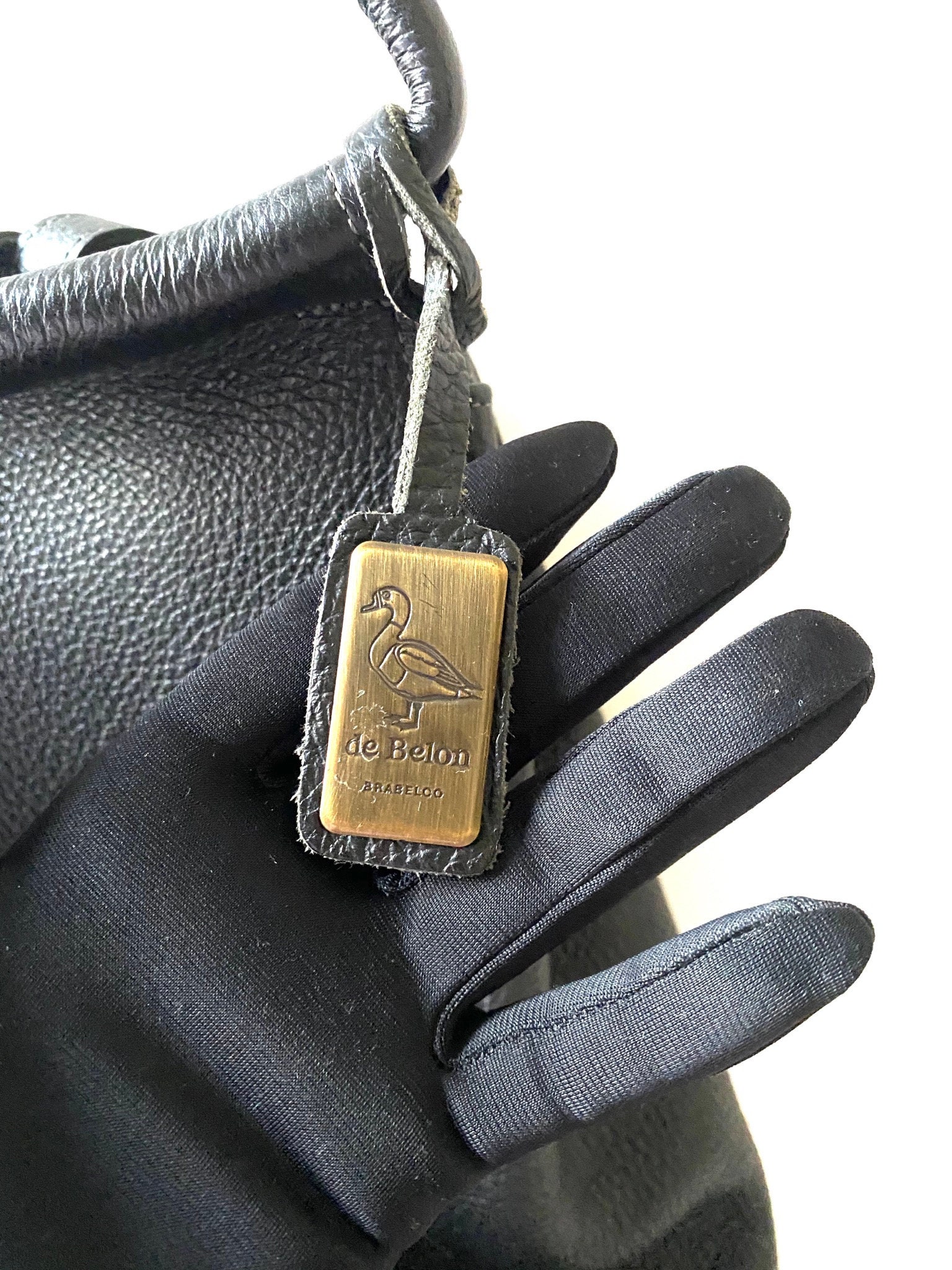 Vintage Backpack | De Belon Brabelco Minimalist Style, Handmade Quality Leather Daypack — photo 3 of 9
