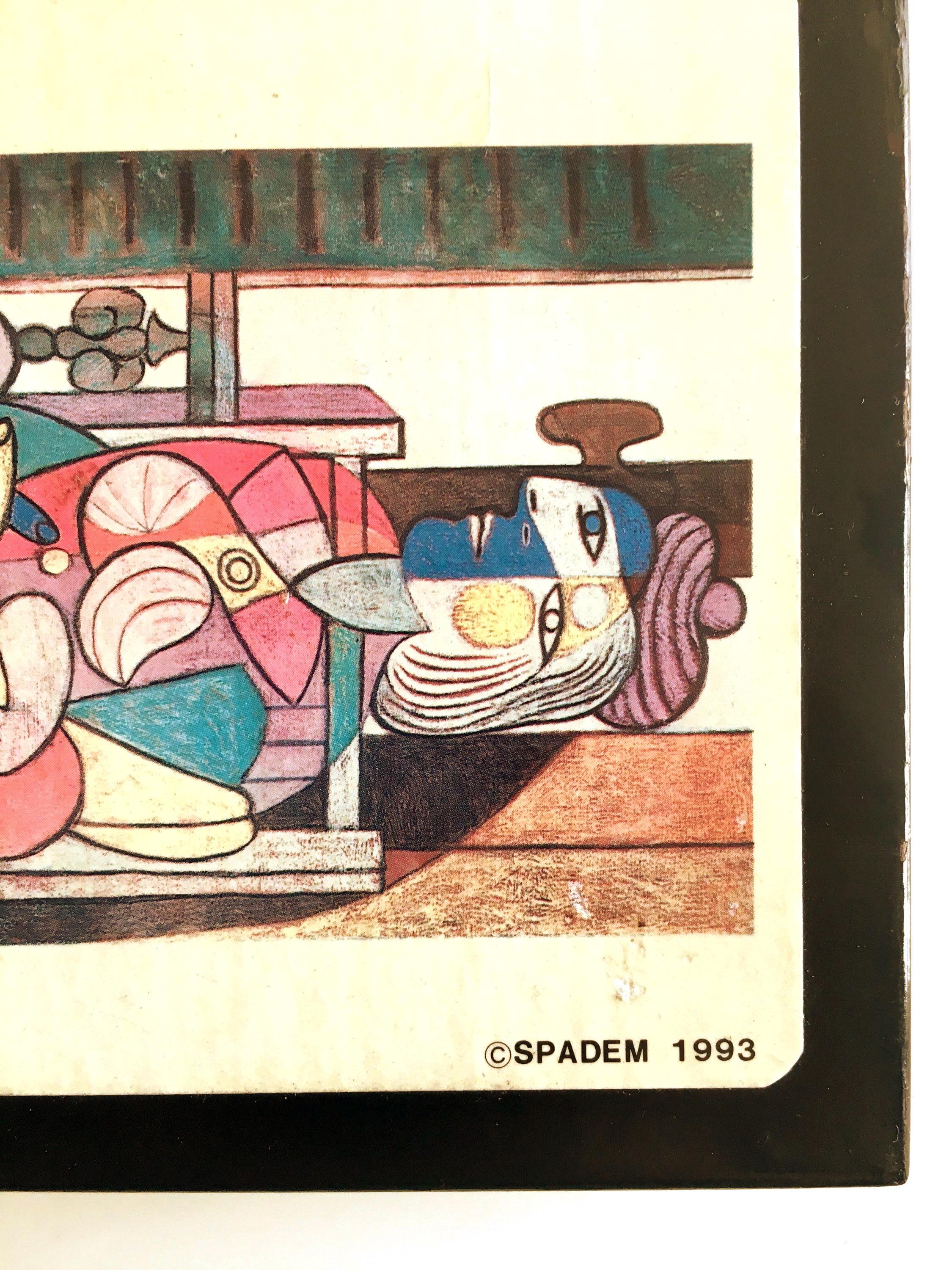 Picasso Painting Set of 6 Coasters SPADEM 1993 Paris — photo 4 of 9