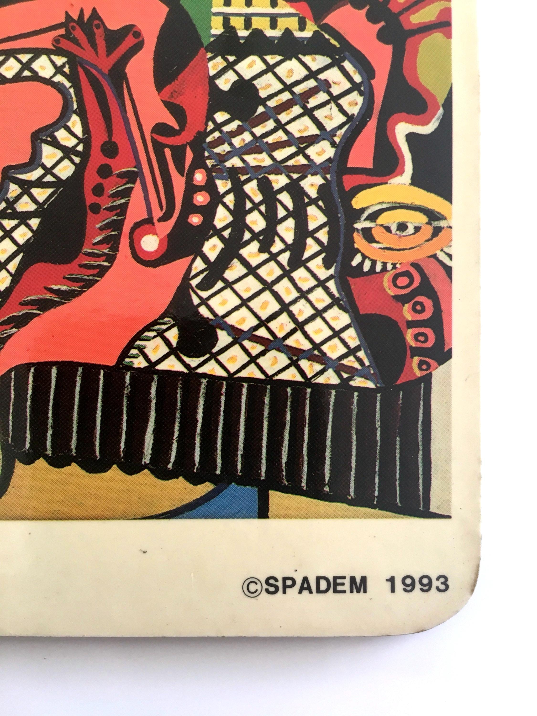Picasso Painting Set of 6 Coasters SPADEM 1993 Paris — photo 6 of 9