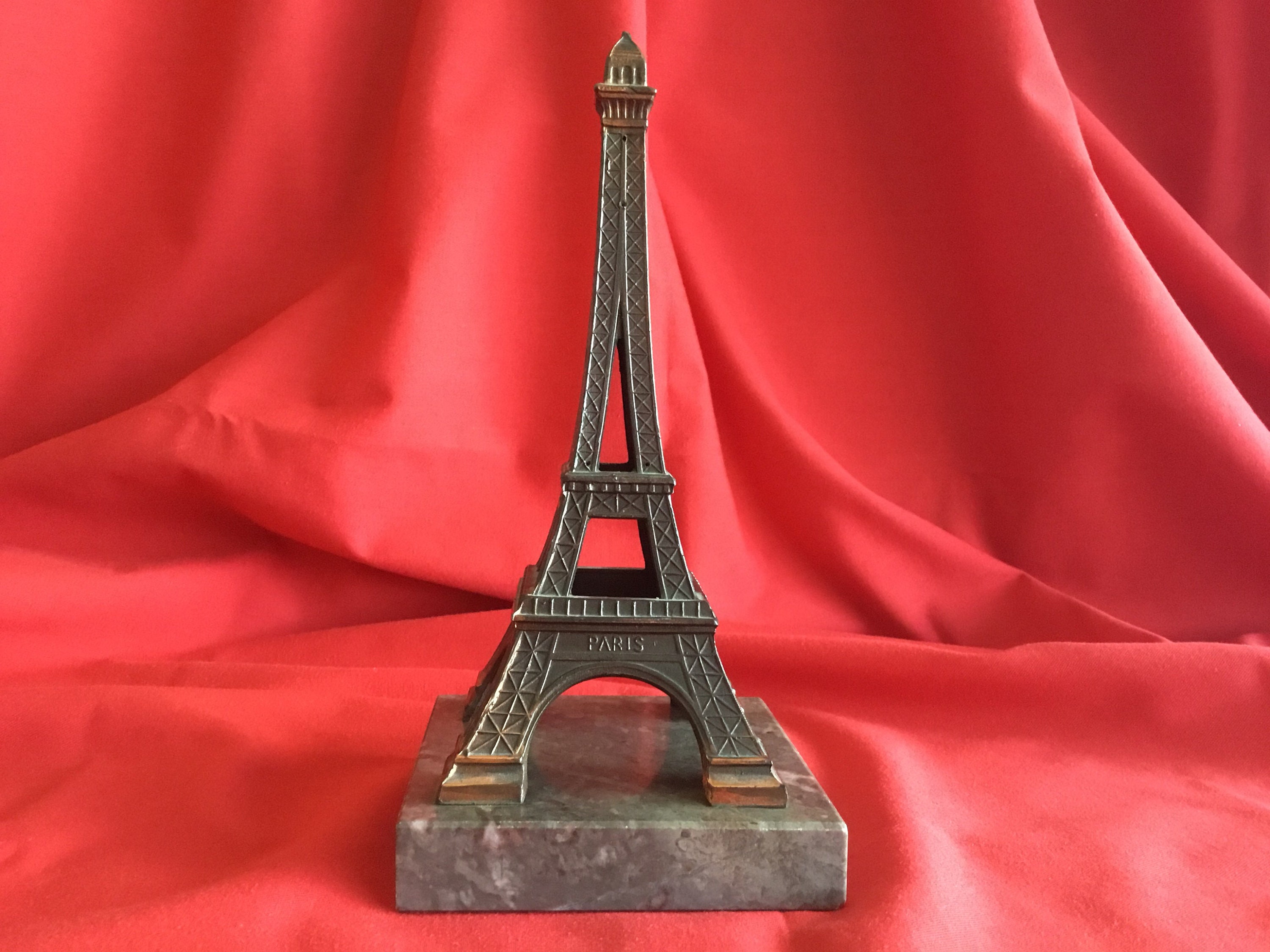 Vintage Model | 1950s French Metal & Marble Model, Registered 283 Souvenir — photo 2 of 5