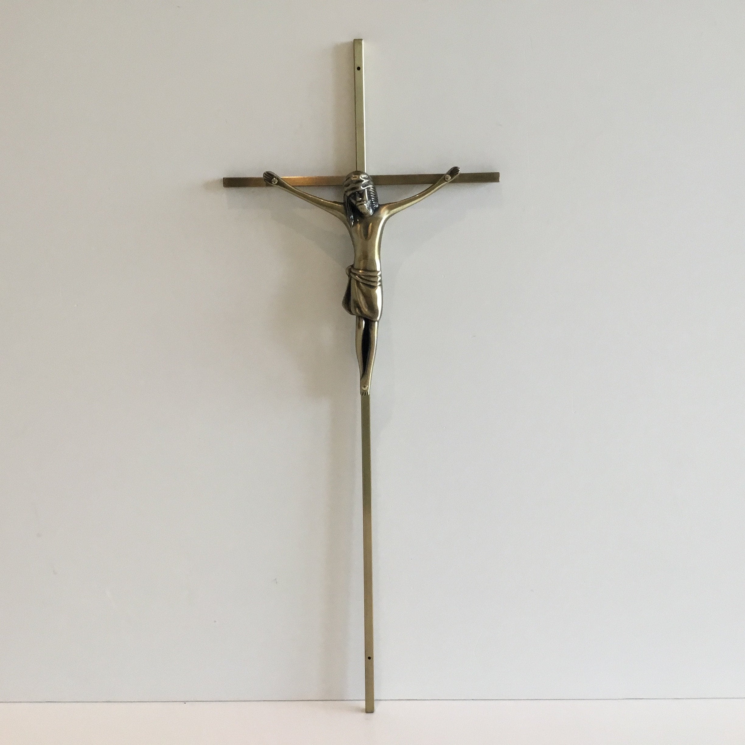 Vintage Crucifix | Religious Art (1970s) Rare Wall Decor Made In Italy — photo 2 of 6