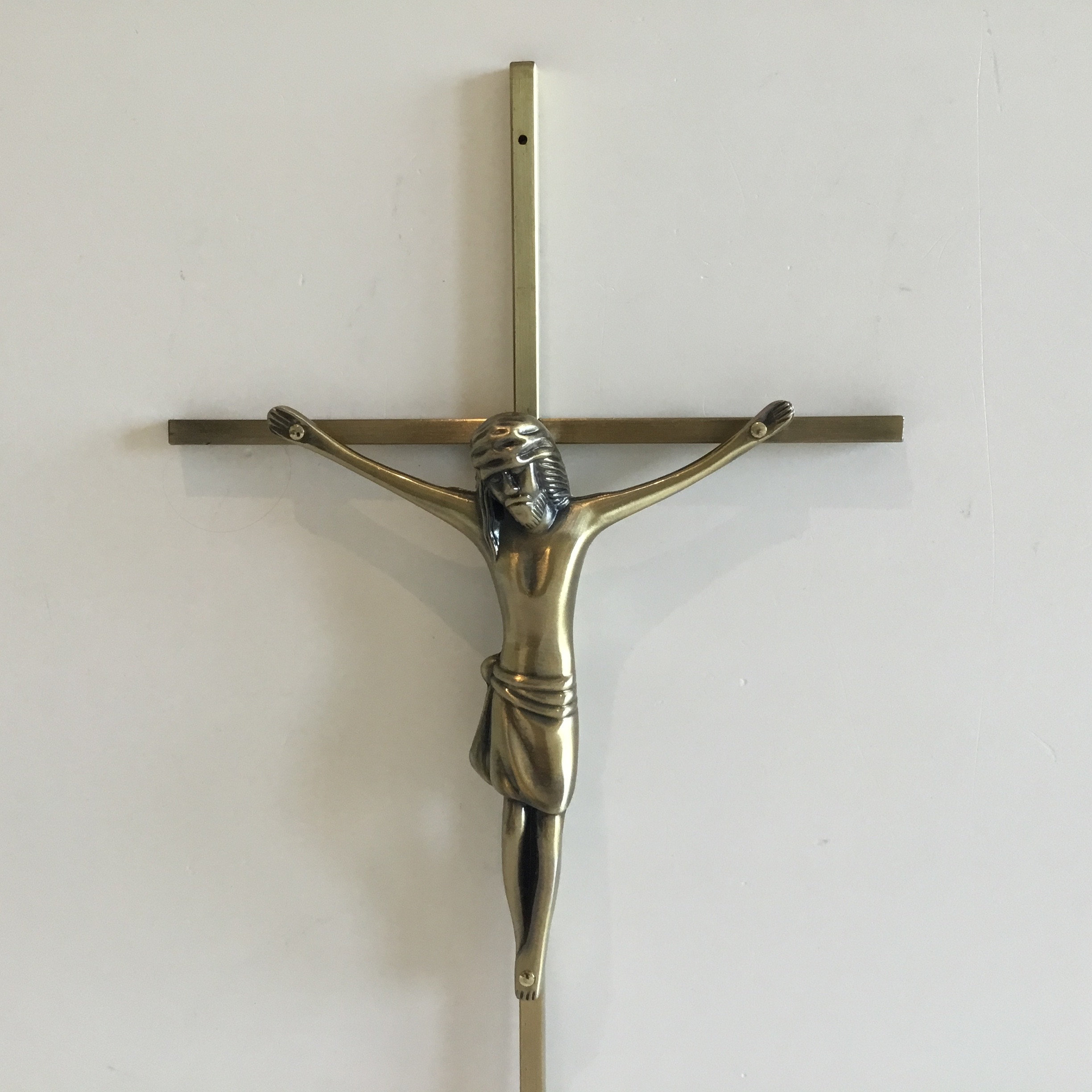 Vintage Crucifix | Religious Art (1970s) Rare Wall Decor Made In Italy — photo 4 of 6