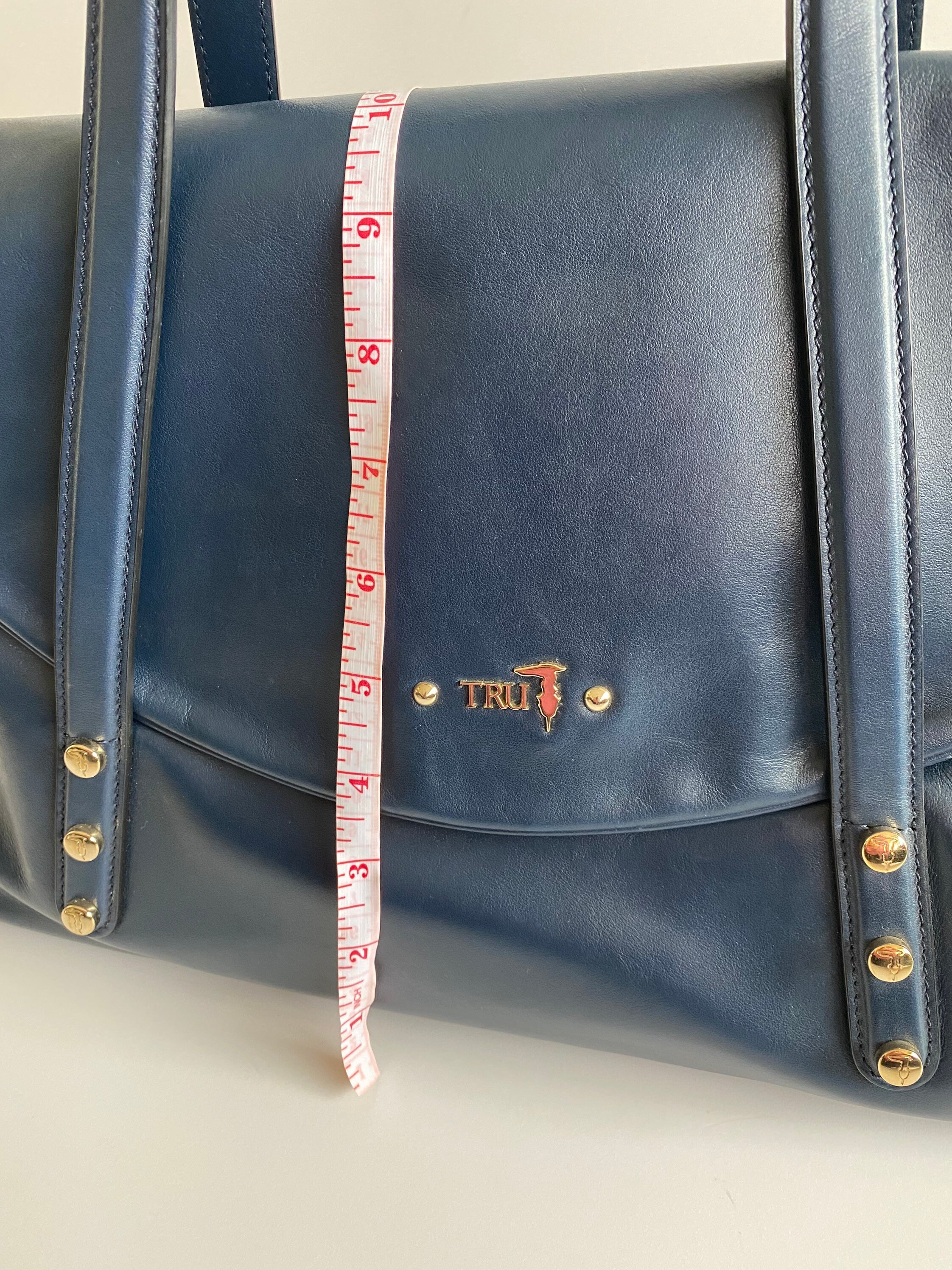 Vintage Bag | Trussardi [Original Leather] Designer Handbag Made In Italy — photo 4 of 7