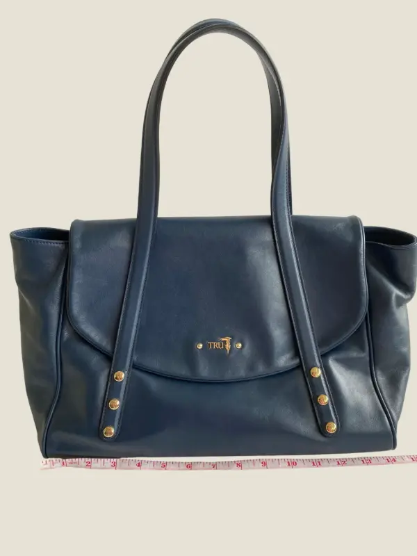 Vintage Bag | Trussardi [Original Leather] Designer Handbag Made In Italy