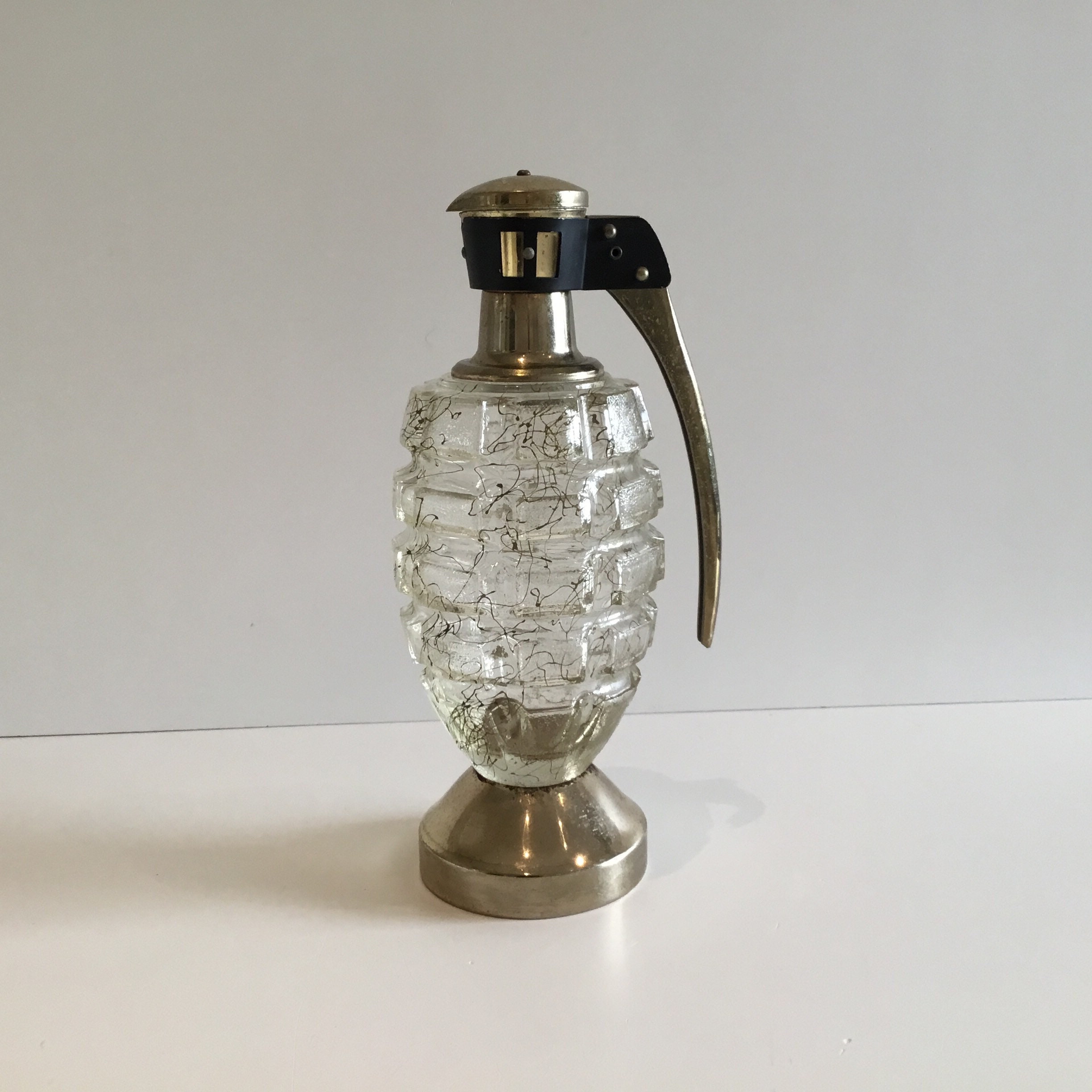 Vintage Bottle | 1950s Italian Music Grenade Decanter "O Sole Mio" — photo 2 of 8