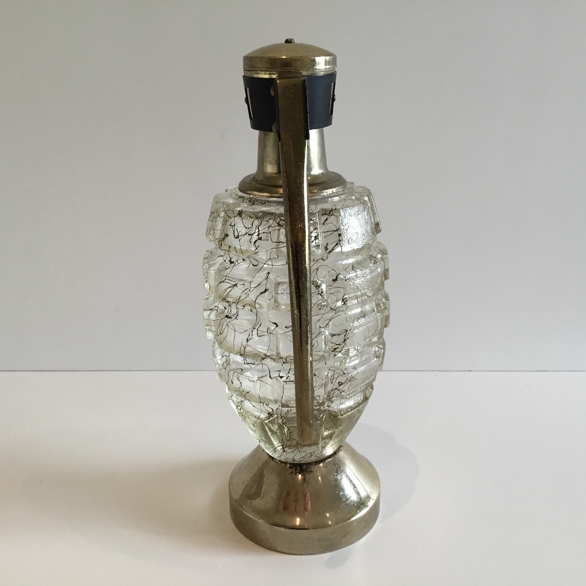 Vintage Bottle | 1950s Italian Music Grenade Decanter "O Sole Mio" — photo 7 of 8