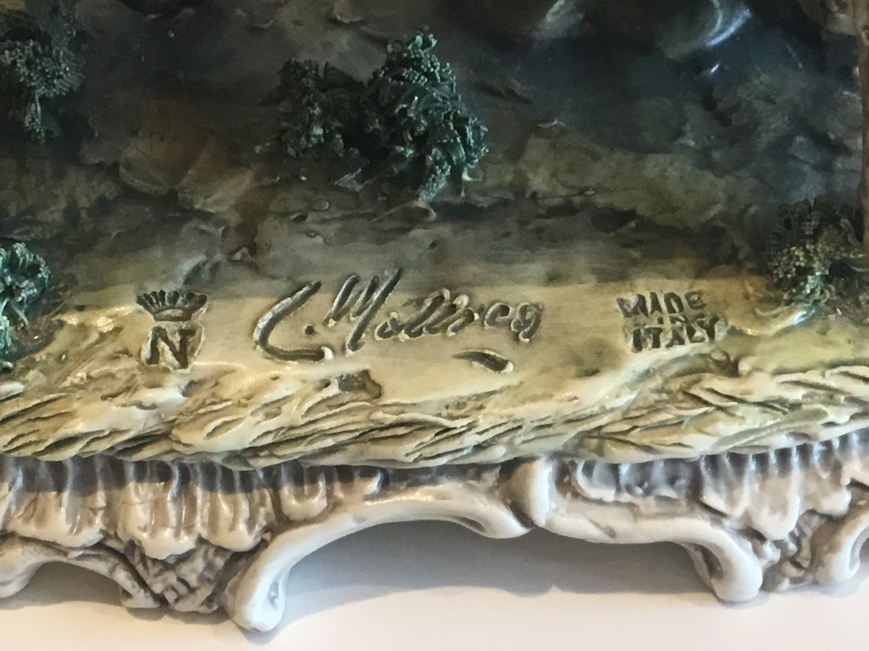 Vintage Porcelain | Capodimonte Carlo Mollica 1950s Italian Figurine, Signed — photo 10 of 11