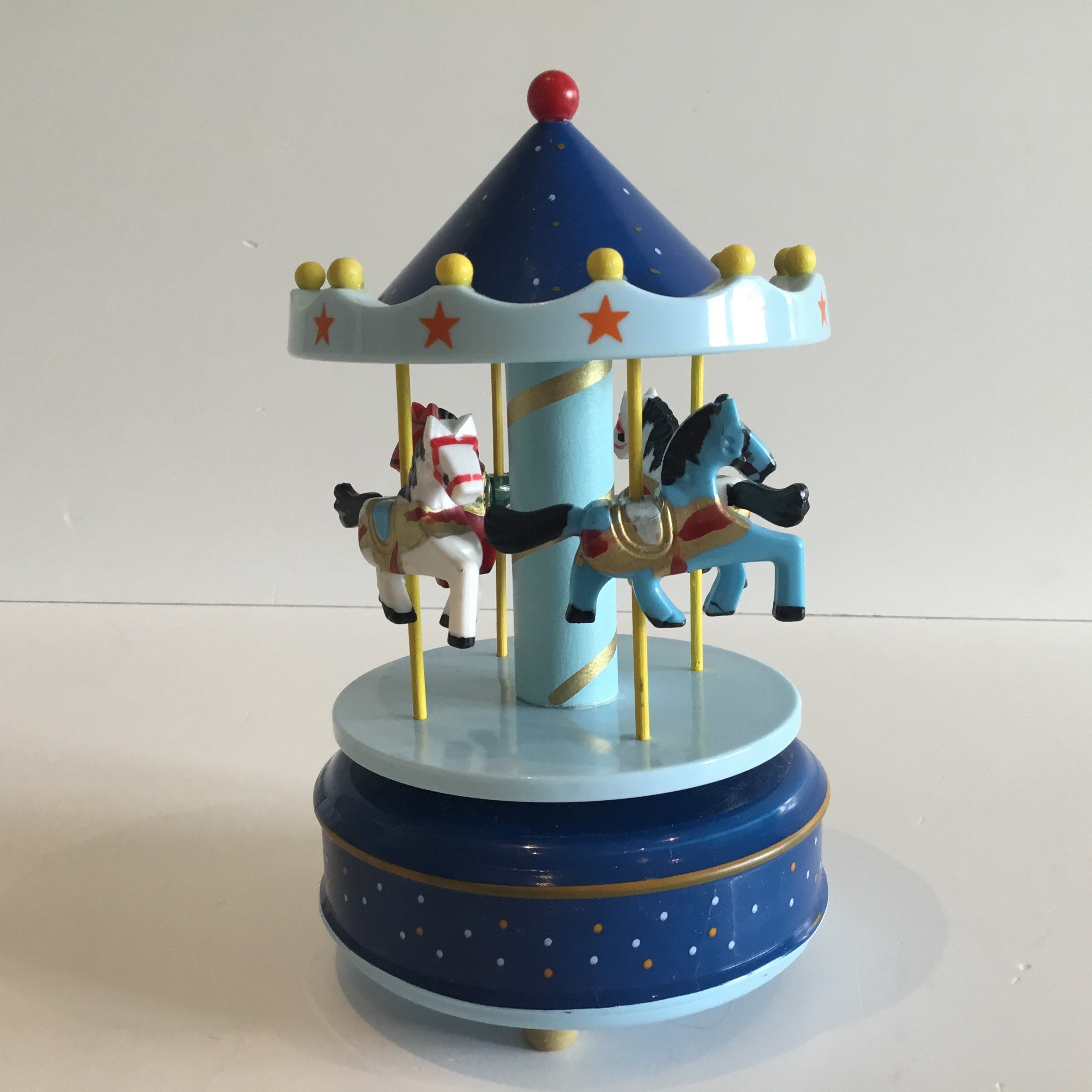 Vintage Music Box | 1970s Chinese Carousel, Rotating Horse Musical — photo 3 of 6