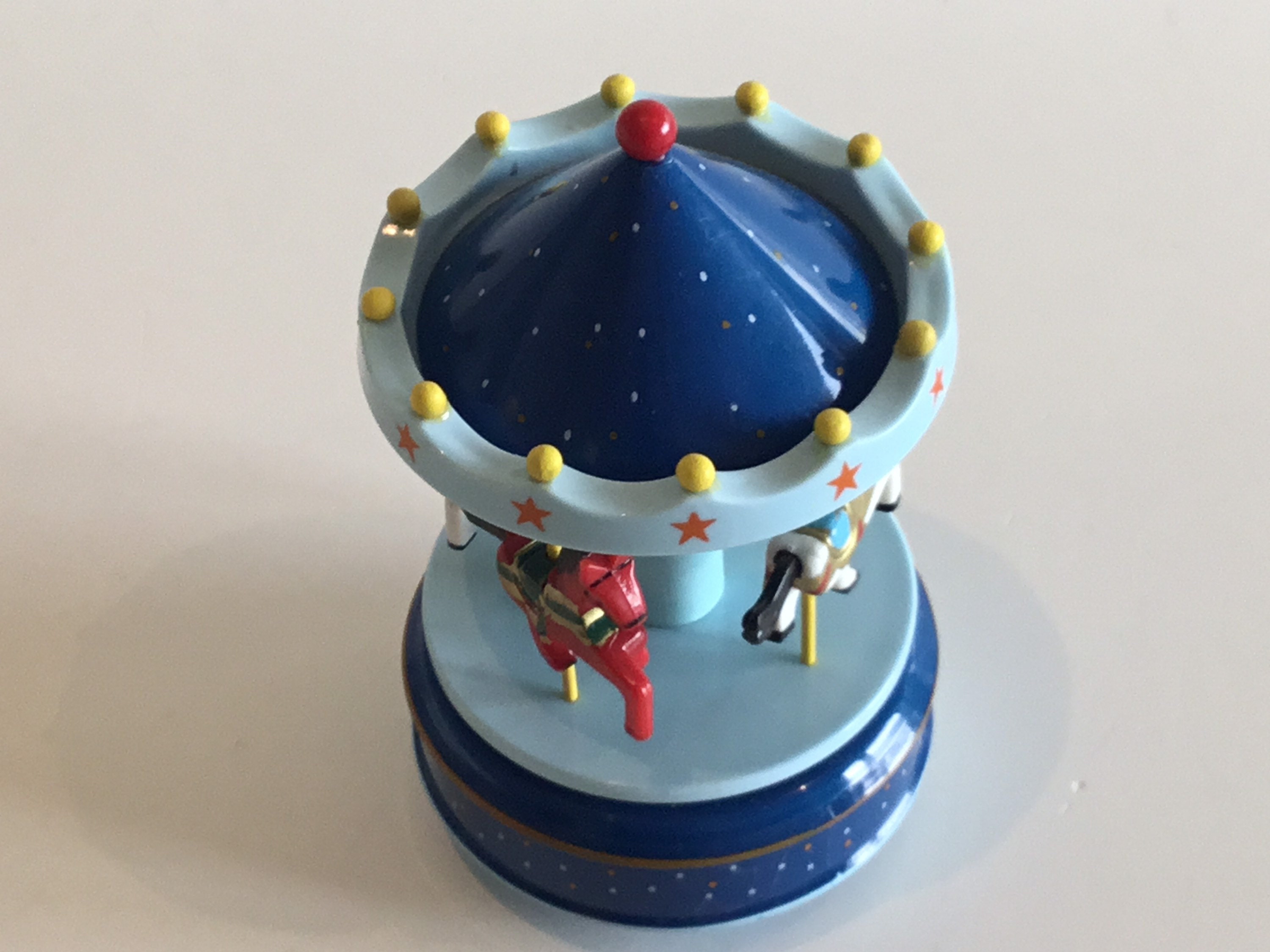 Vintage Music Box | 1970s Chinese Carousel, Rotating Horse Musical — photo 6 of 6