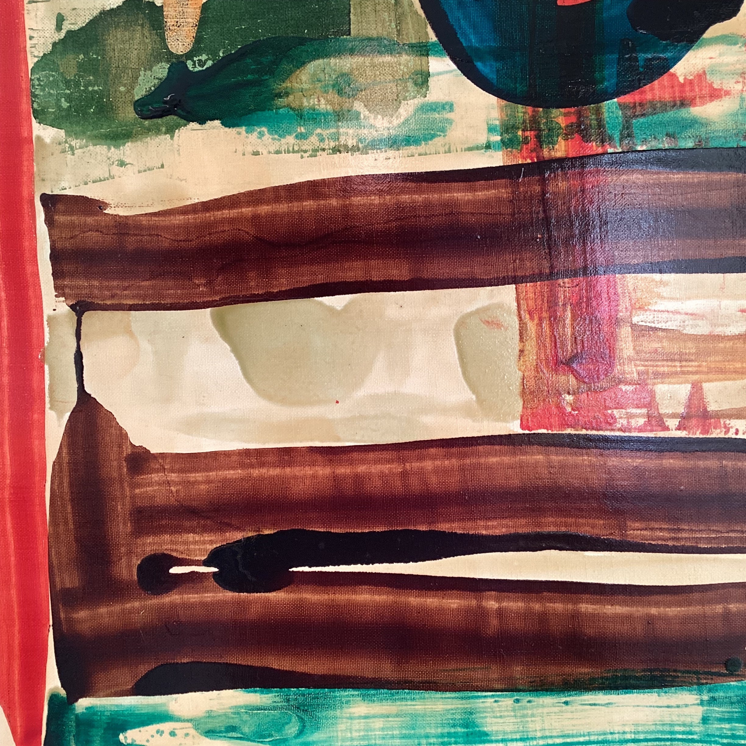 Abstract Painting | Marthe Keller Original Artwork, 2008 Mixed Media on Canvas, Large Format — photo 8 of 10