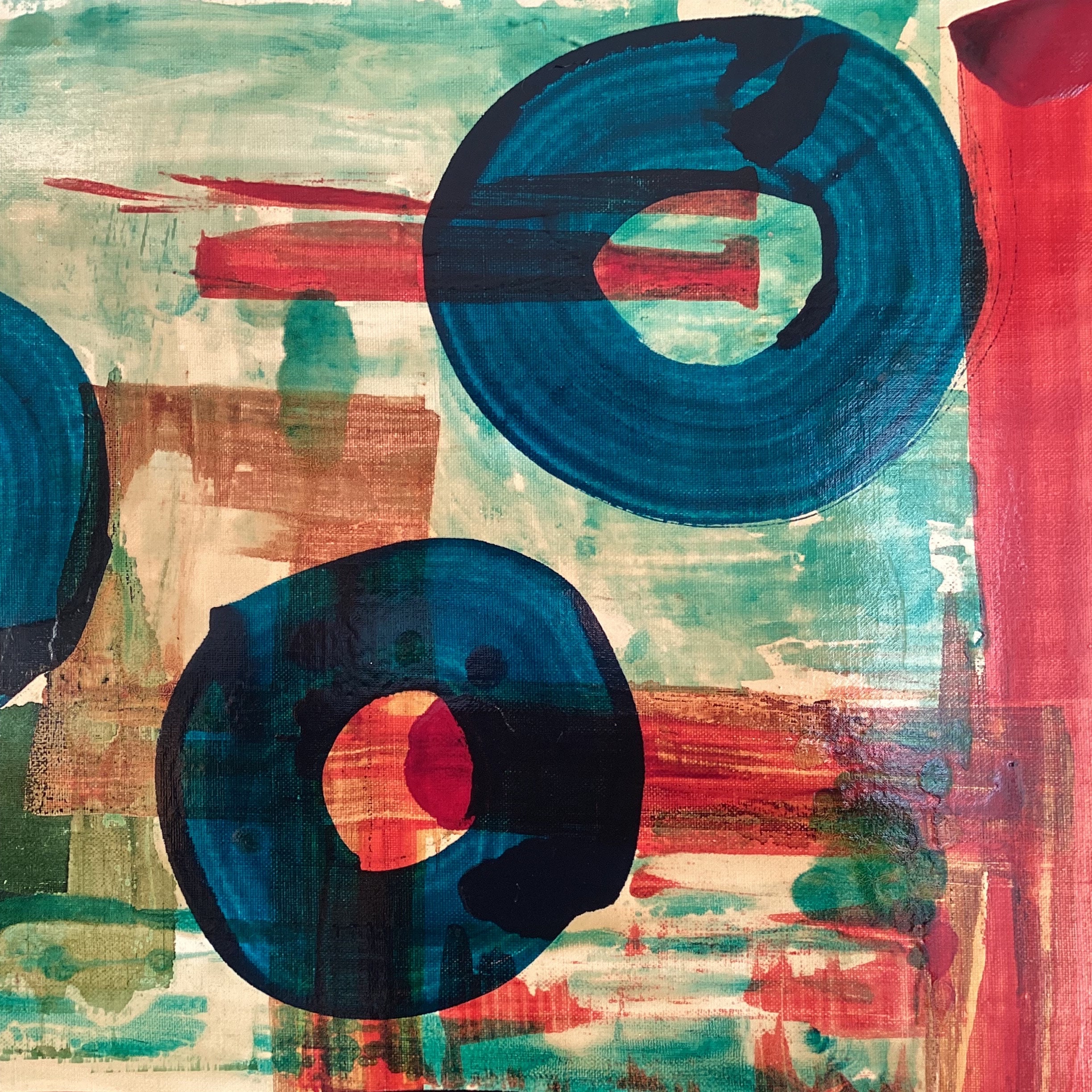 Abstract Painting | Marthe Keller Original Artwork, 2008 Mixed Media on Canvas, Large Format — photo 9 of 10