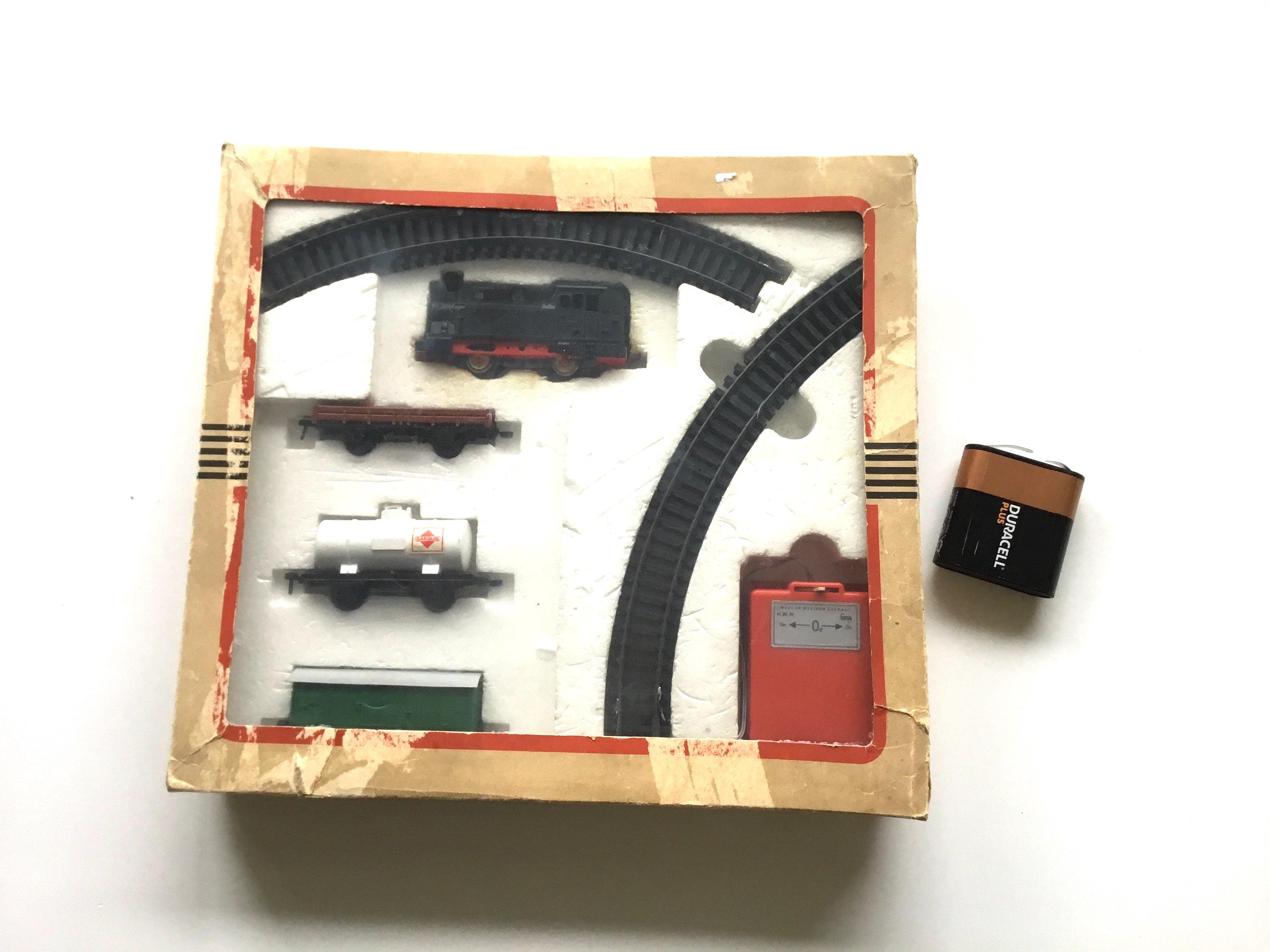 Vintage Toy Train Set | HWN Eisenbahn 1950s Western Germany, Battery Operated Complete — photo 10 of 10