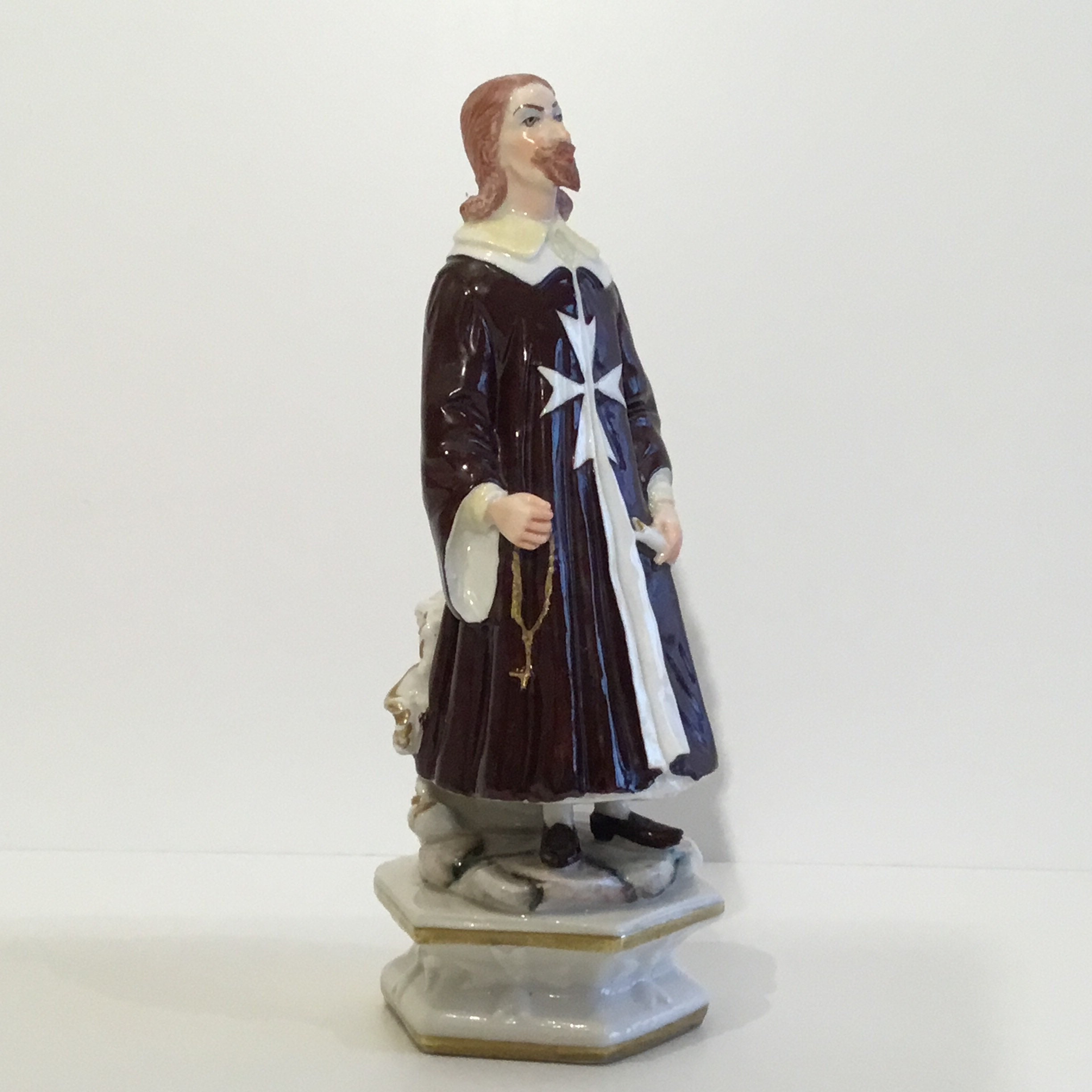 Antique Porcelain Figurine | N Crown ADP & Red Anchor 1800s — photo 4 of 11