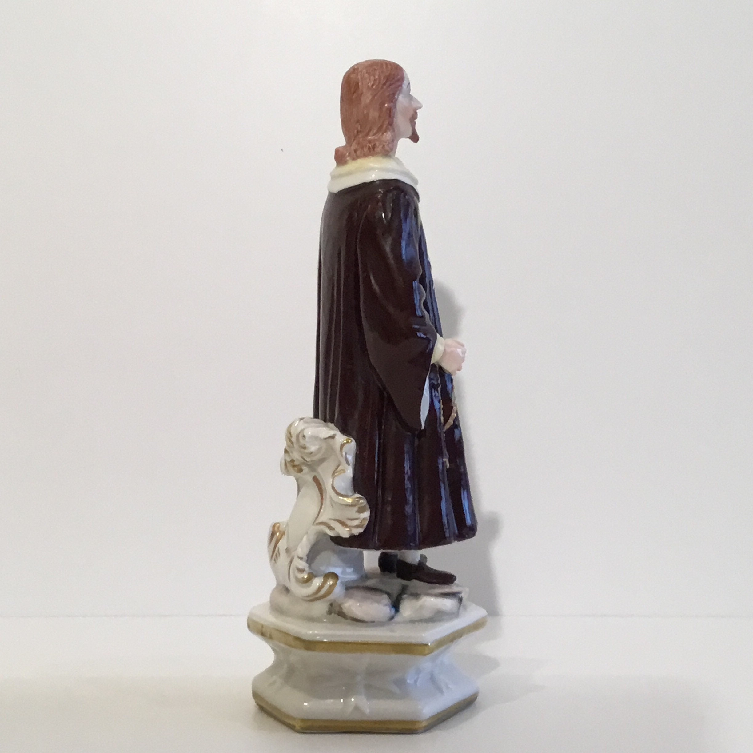 Antique Porcelain Figurine | N Crown ADP & Red Anchor 1800s — photo 5 of 11
