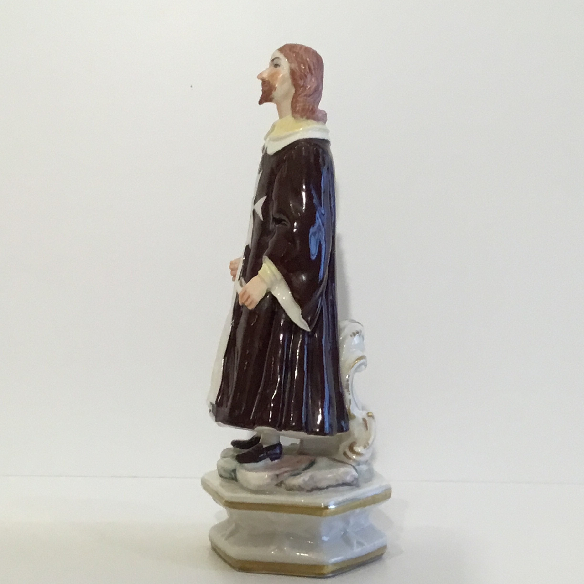 Antique Porcelain Figurine | N Crown ADP & Red Anchor 1800s — photo 7 of 11