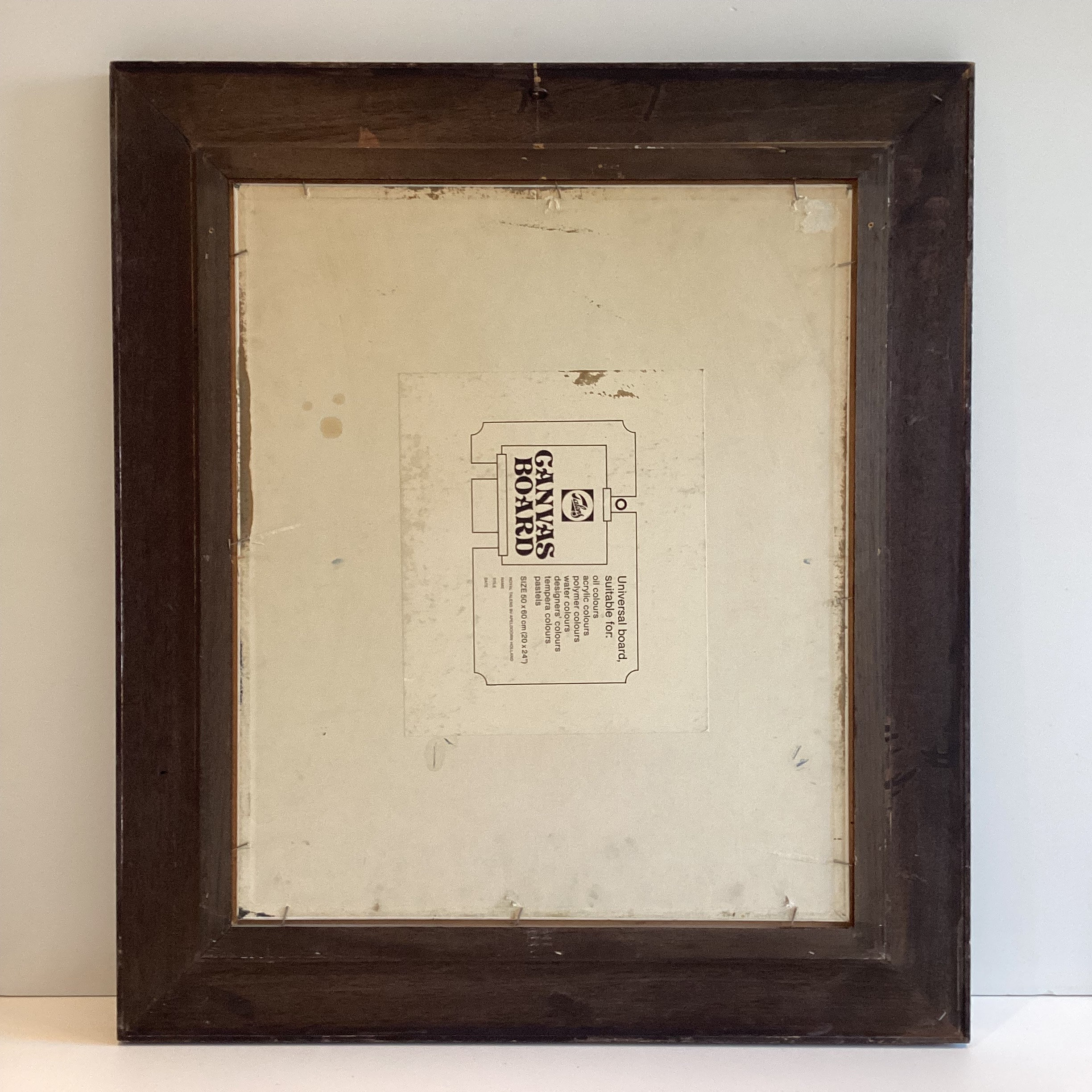 Surrealist Painting | William Brunet 1980s "Eldorado" Large Oil, French Artist — photo 9 of 9