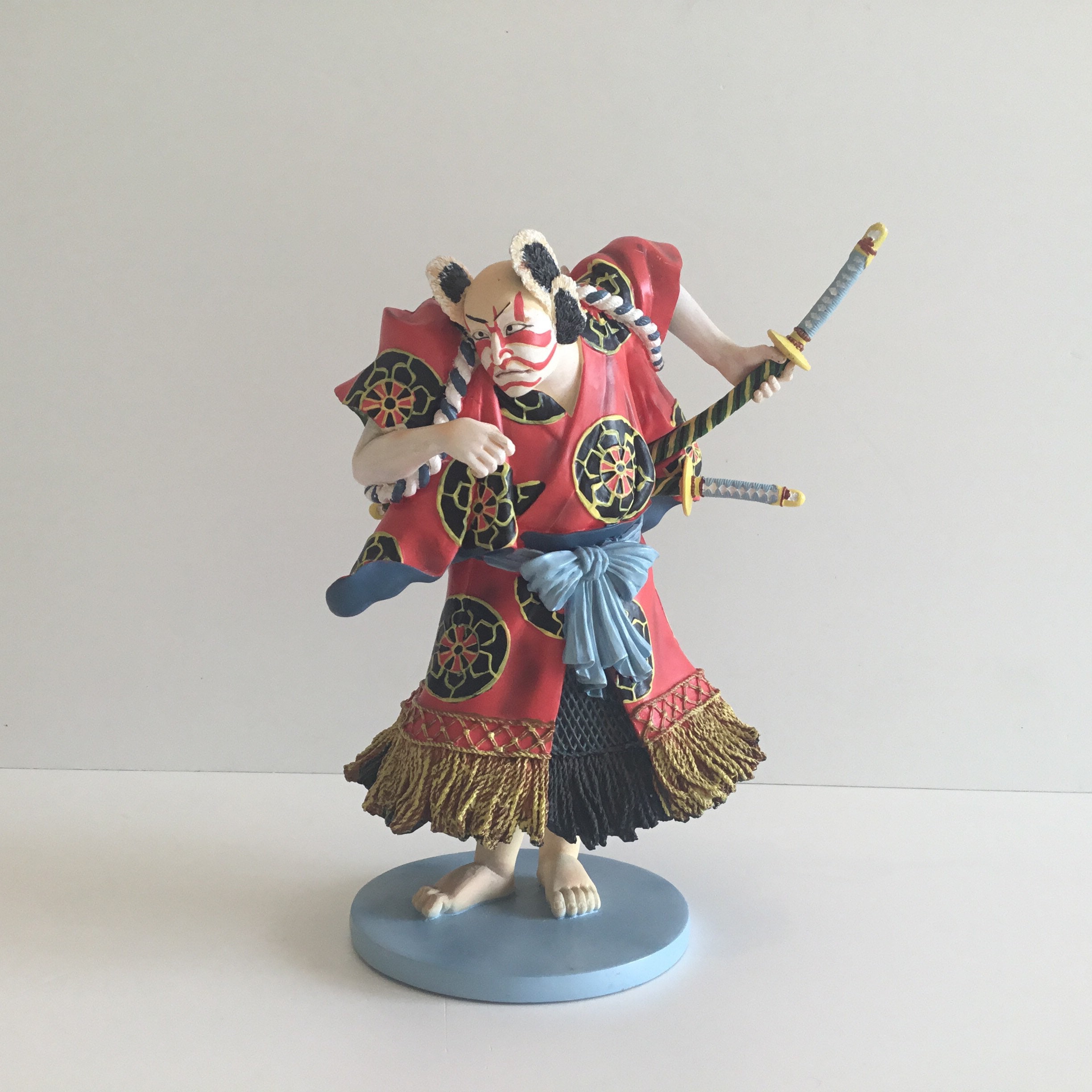Vintage Figurine | Japanese Samurai Kunisada Parastone Sculpture, Hand-Painted Resin — photo 2 of 11