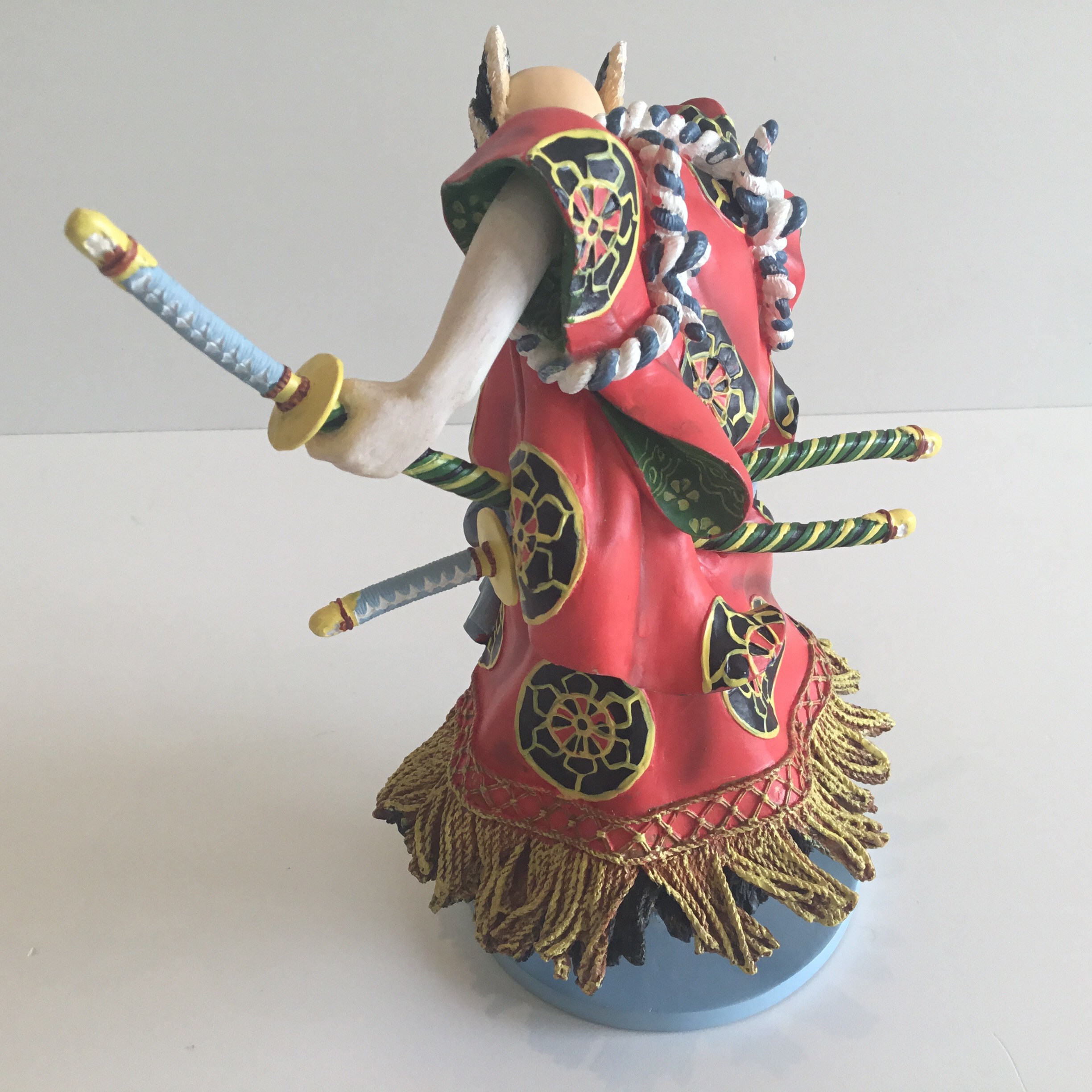 Vintage Figurine | Japanese Samurai Kunisada Parastone Sculpture, Hand-Painted Resin — photo 5 of 11