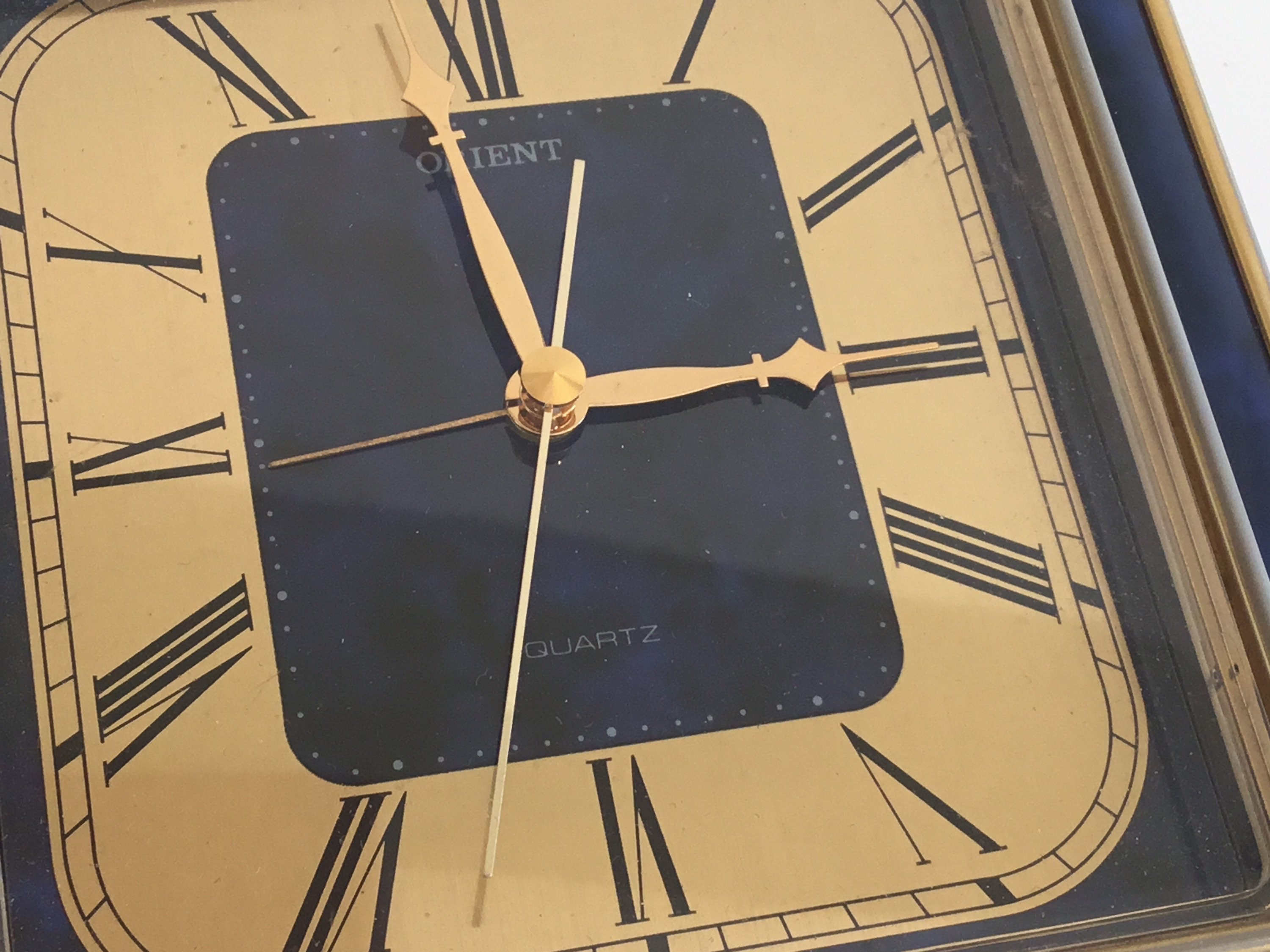 Vintage Clock | Orient 1970s Quartz Movement Made in Japan — photo 6 of 10