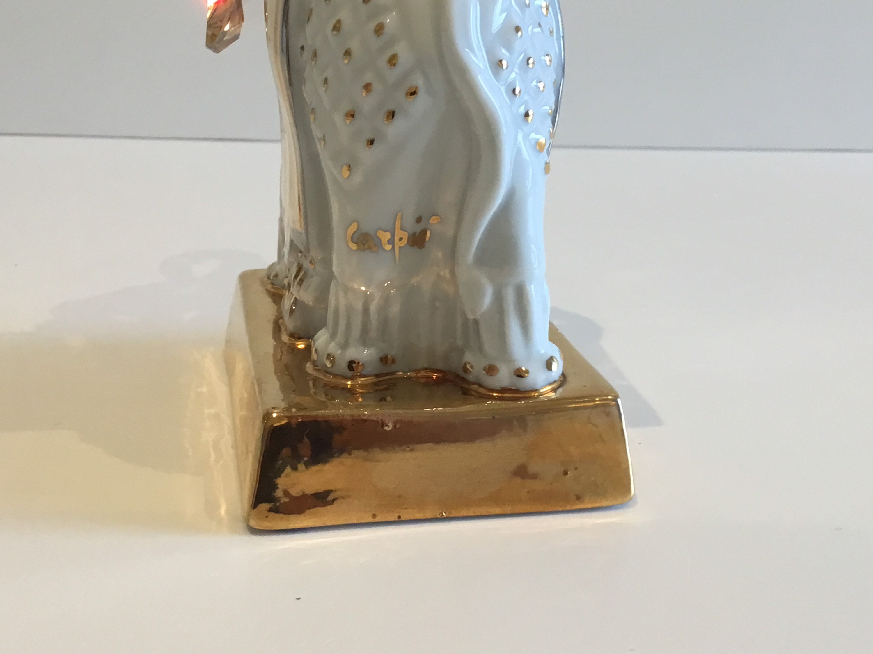 Porcelain Figurine | Elephant 1950s Carpié Luxury Made In Italy — photo 8 of 10