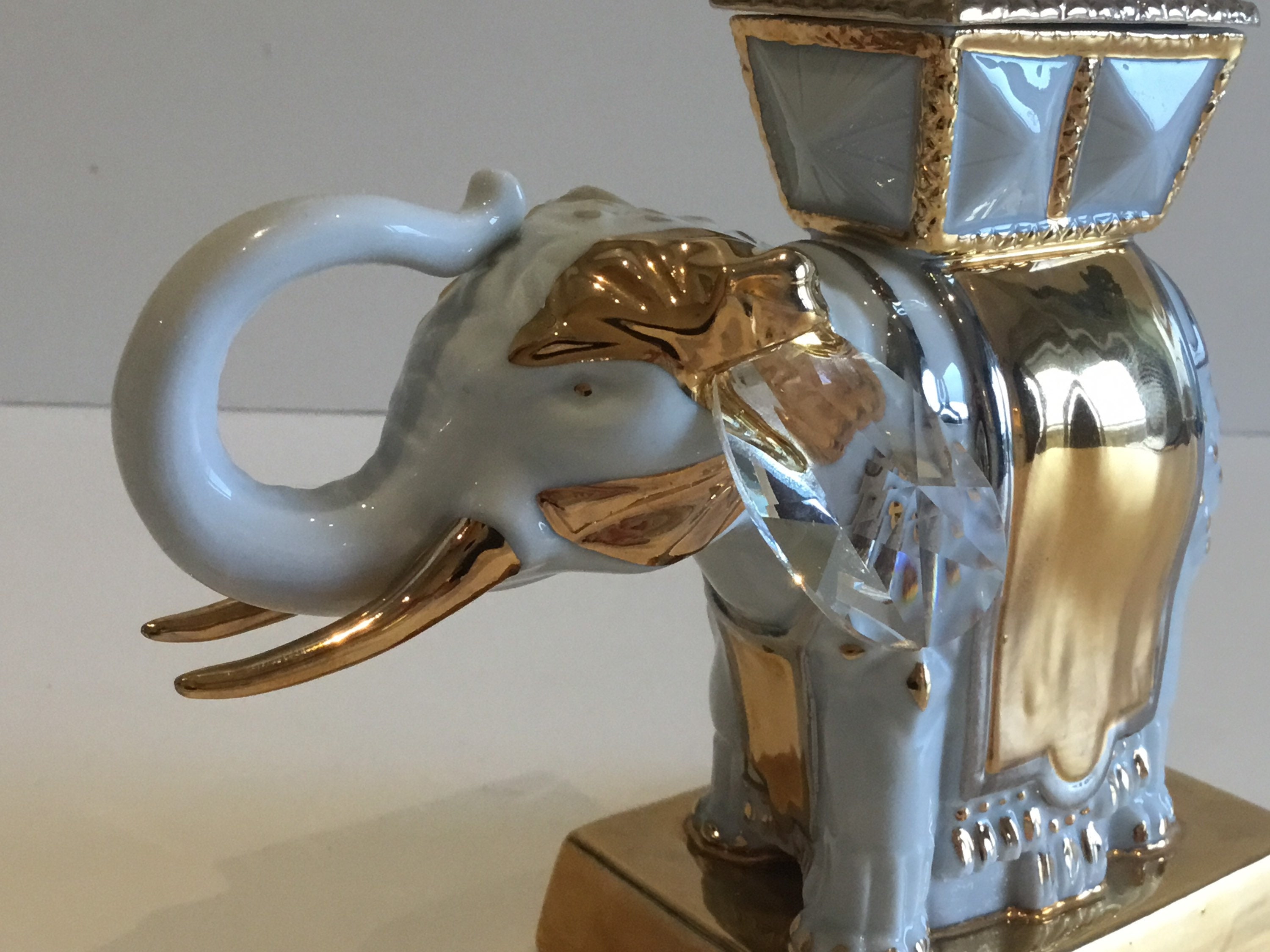 Porcelain Figurine | Elephant 1950s Carpié Luxury Made In Italy — photo 10 of 10