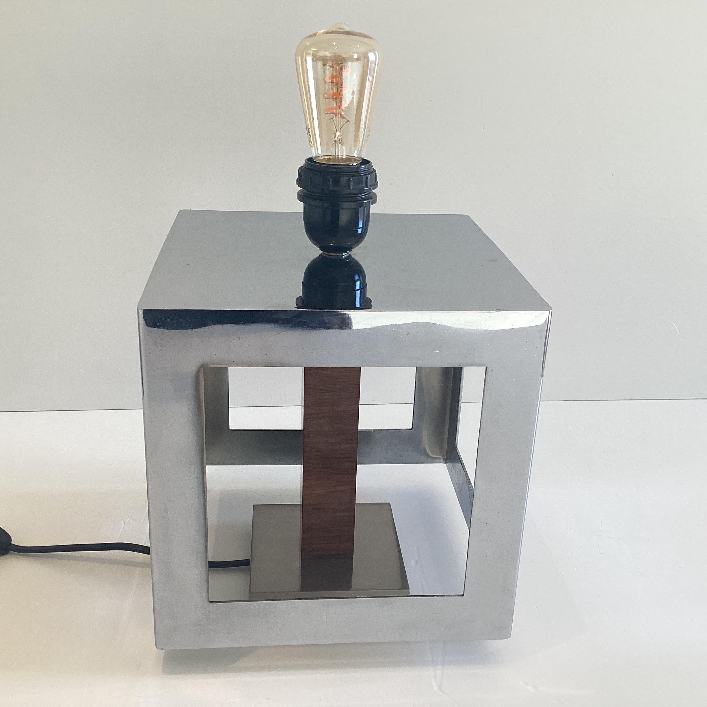 Vintage Lamp | Diego Casella-Pc-1954 Sculptural Cube Light, MA.IA 2001 Conceptual Design Obiect — photo 3 of 11