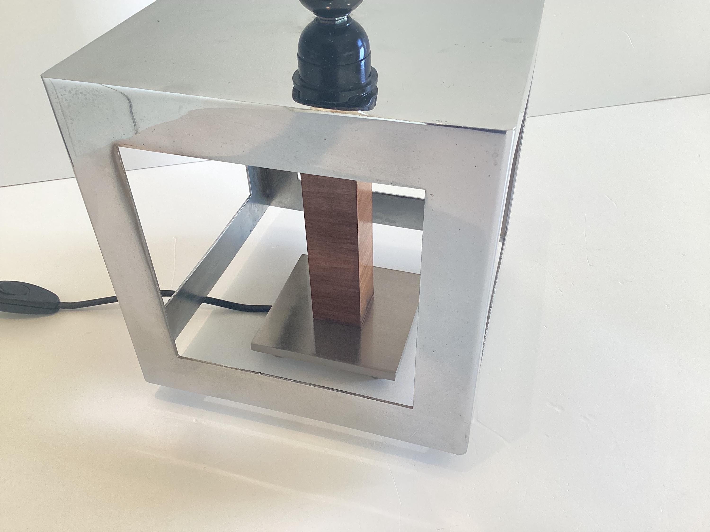 Vintage Lamp | Diego Casella-Pc-1954 Sculptural Cube Light, MA.IA 2001 Conceptual Design Obiect — photo 9 of 11