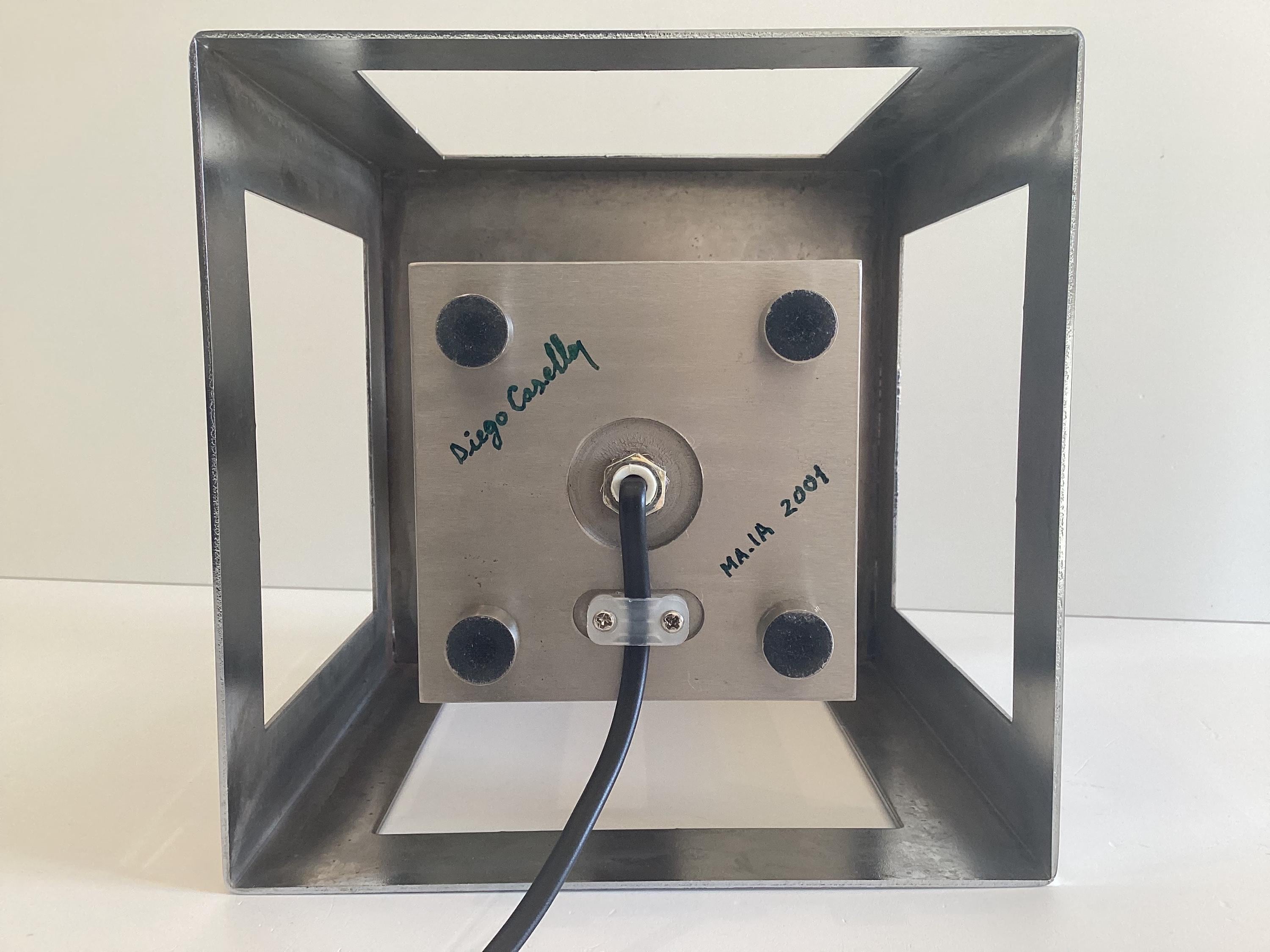 Vintage Lamp | Diego Casella-Pc-1954 Sculptural Cube Light, MA.IA 2001 Conceptual Design Obiect — photo 10 of 11