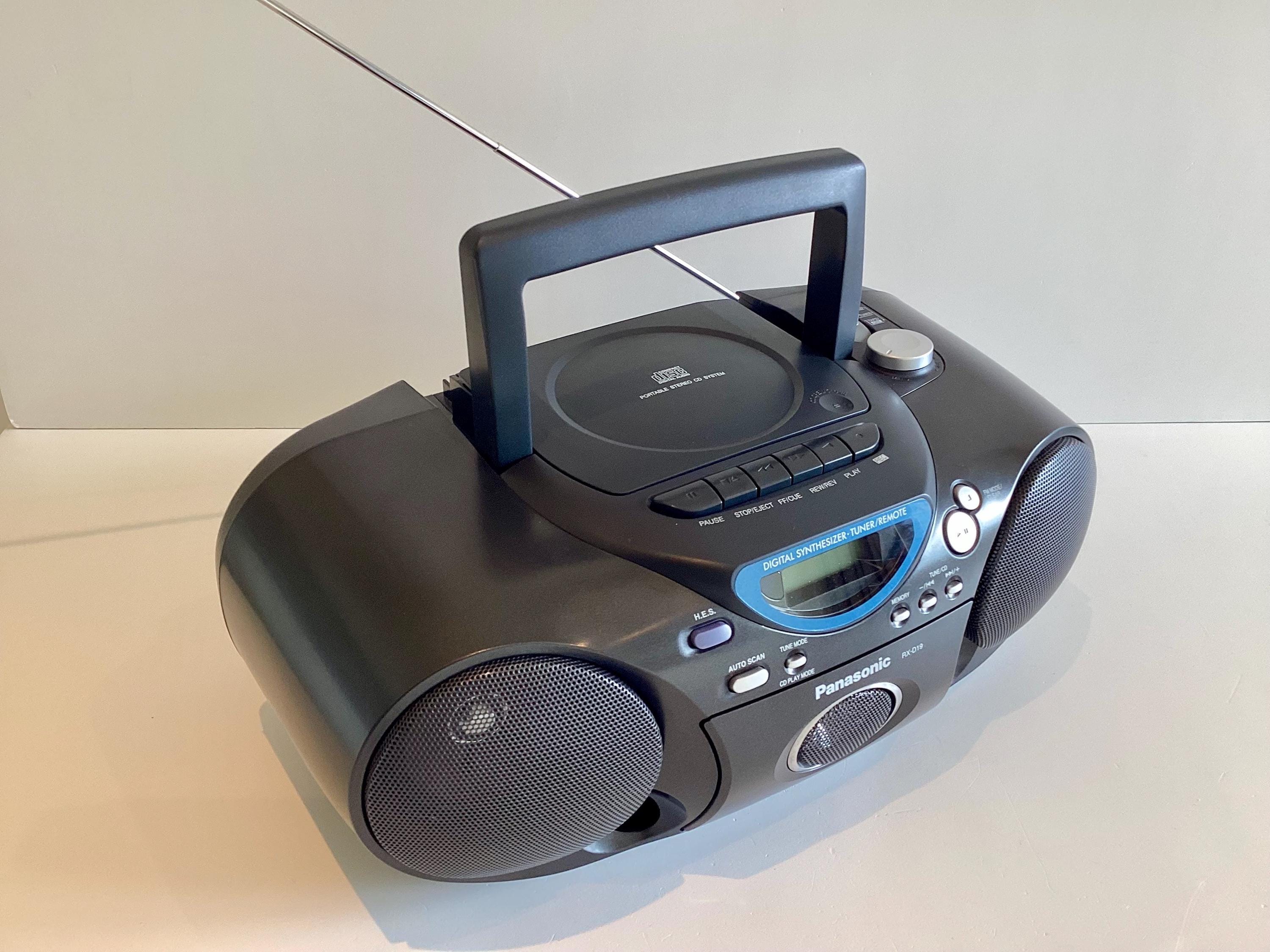 Vintage Boombox Panasonic RX-D19, CD Radio Cassette Stereo, Portable Audio System, Working — photo 2 of 11