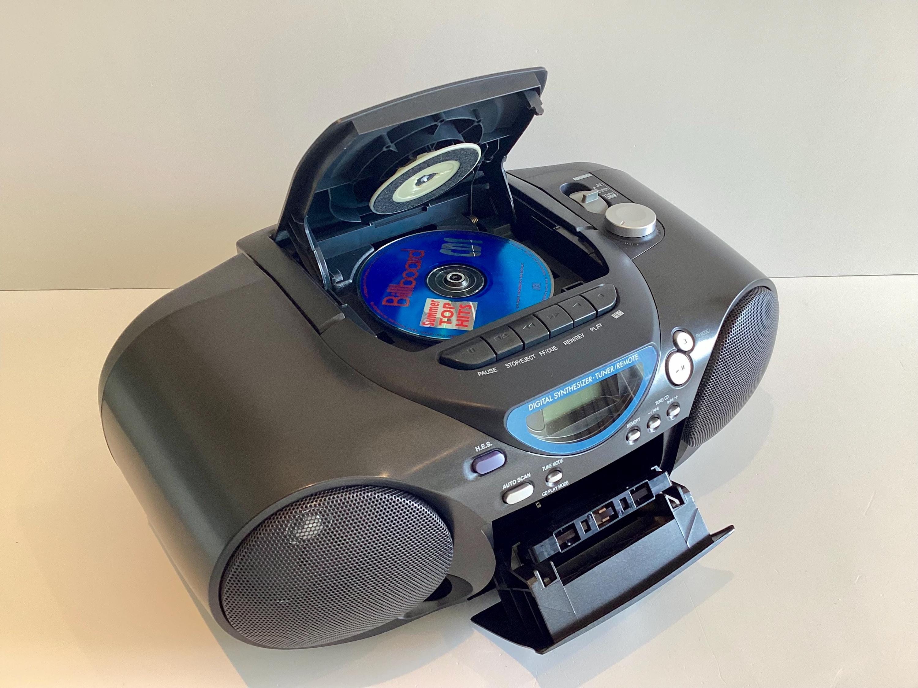 Vintage Boombox Panasonic RX-D19, CD Radio Cassette Stereo, Portable Audio System, Working — photo 4 of 11