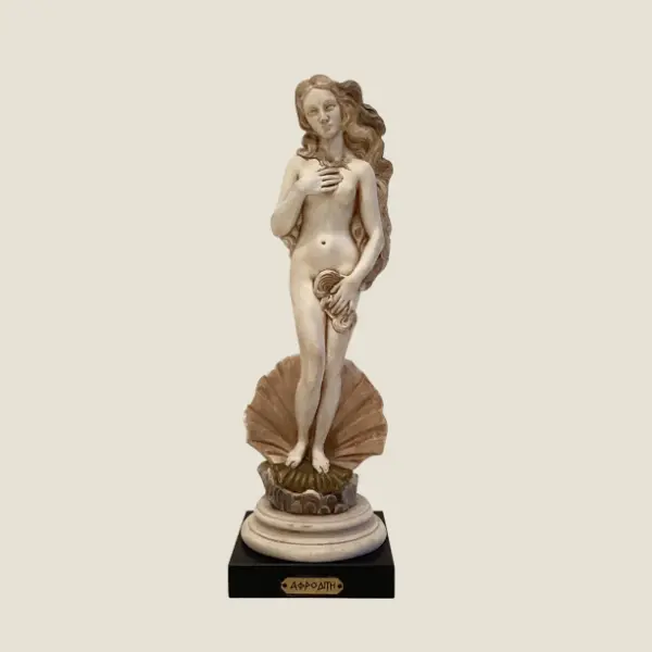 Vintage Sculpture | 1960s Arnaldo Giannelli Aphrodite, Italian Marble Dust Composite