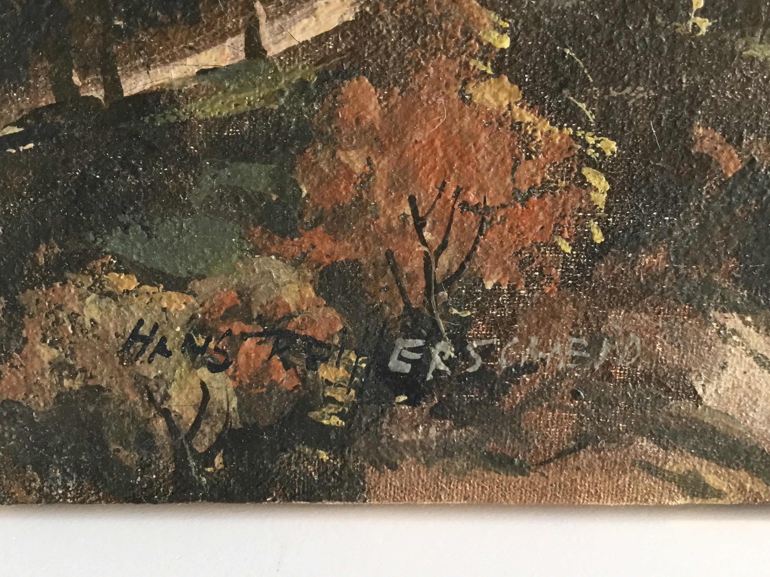 Vintage Painting | View Burg Gutenfels Kaub (1900s) Herscheid Artist — photo 9 of 11