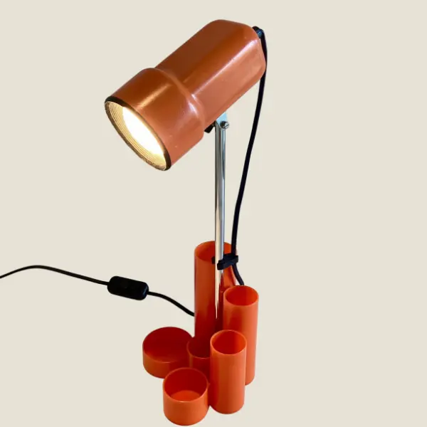 Vintage Lamp Organizer | Vrieland  1970s Space Age Made in Holland