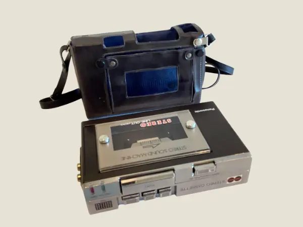 Vintage Cassette Player | National Panasonic RS-J3 1980, Rare Stereo Portable Walkman-Style