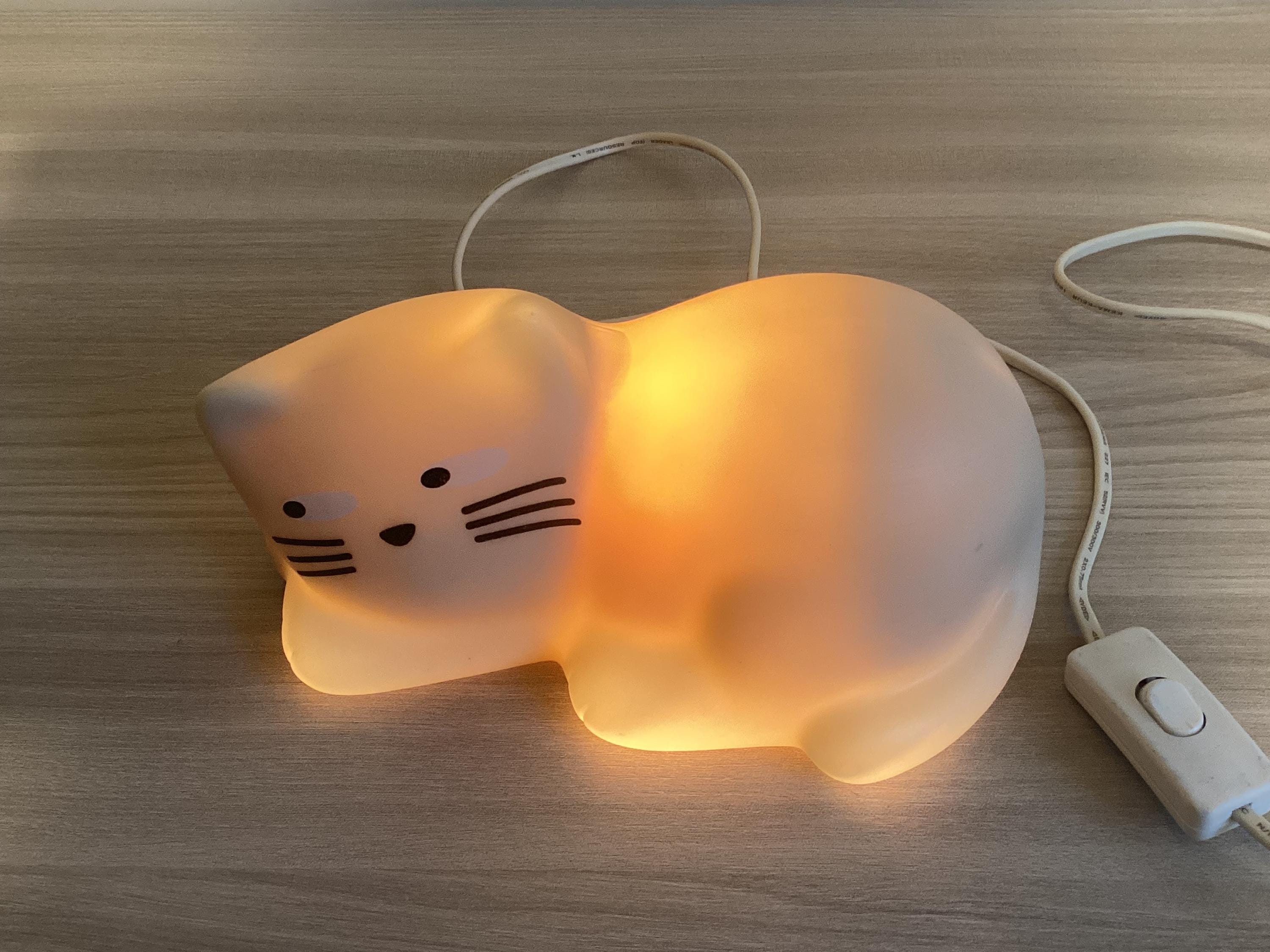 Vintage Lamp | 1980s Rare Home Decor Kam Kam Cat by Streamline Design — photo 2 of 7